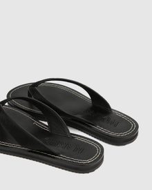 Womens | St Barths Pony Sandal | Black
