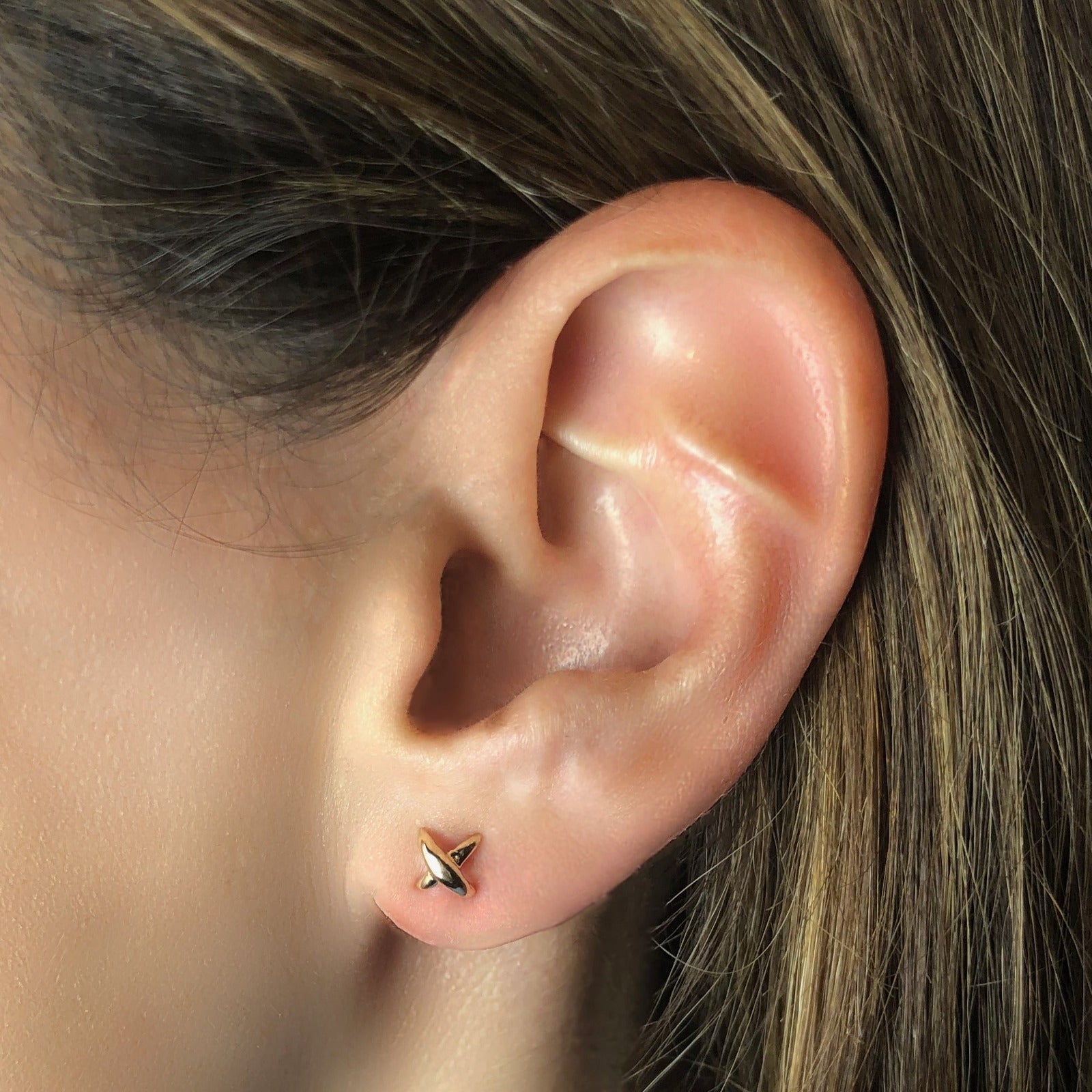 Stitch Stud Earrings