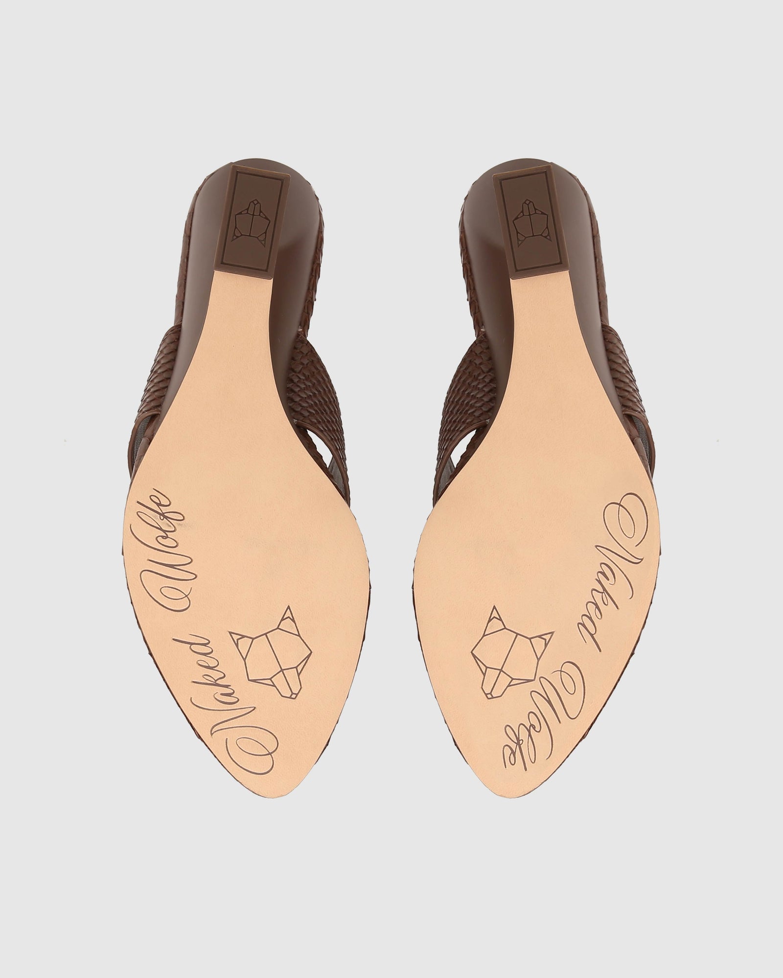 Womens | Stampede Heel | Brown Snake