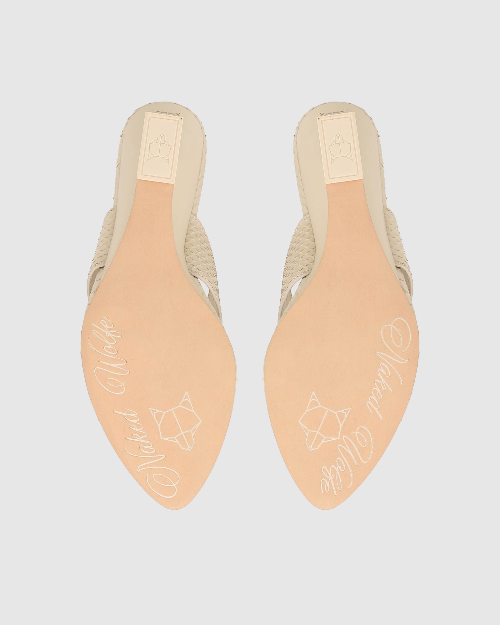 Womens | Stampede Snake Heel | Off White