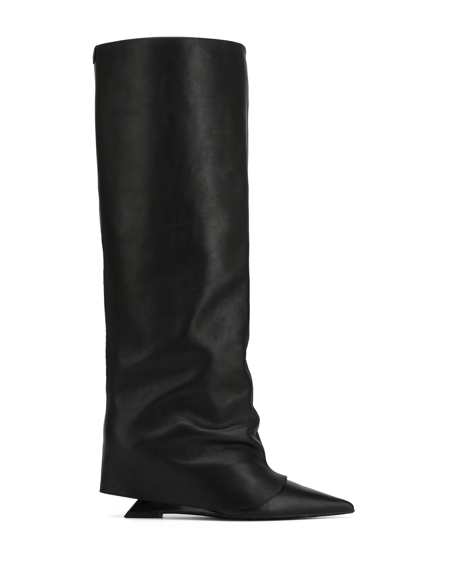 Womens | Stated Leather Boot | Black