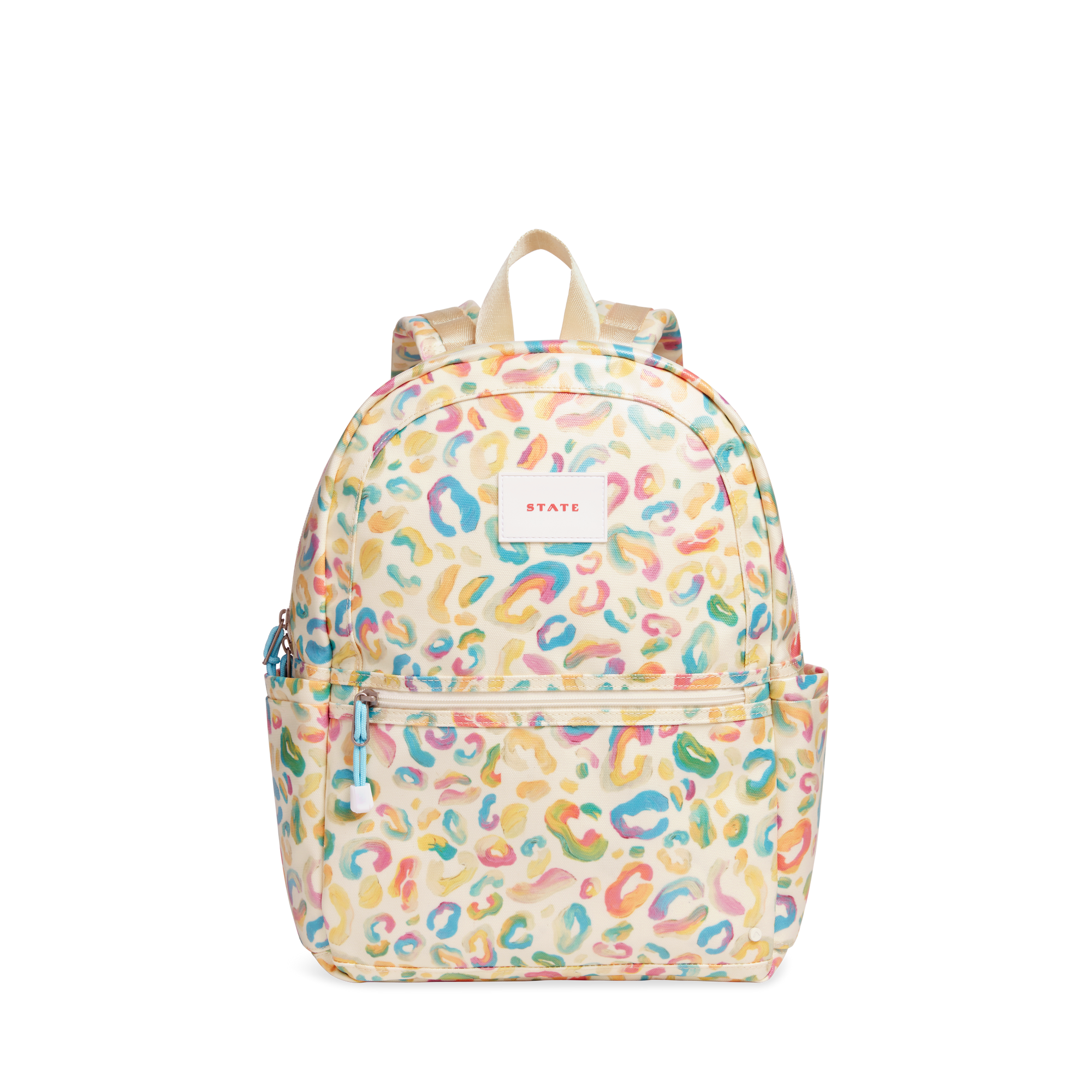 state bags kane kids travel backpack metallic painterly animal front view click to zoom