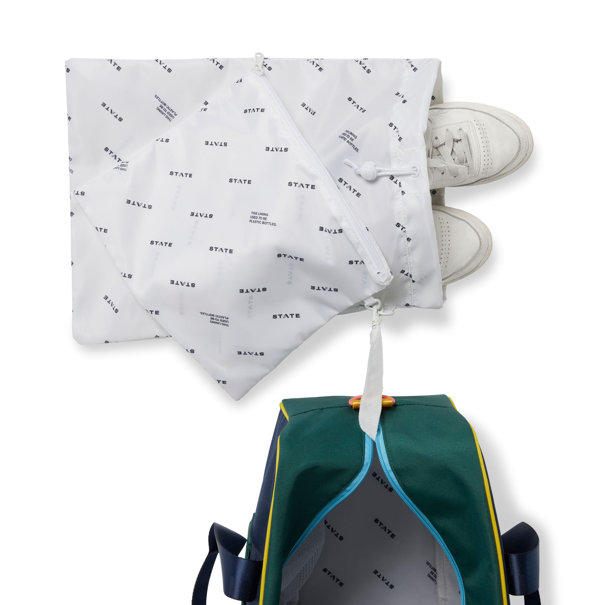 Rockaway Duffle | Rainbow Chevron Puffer
