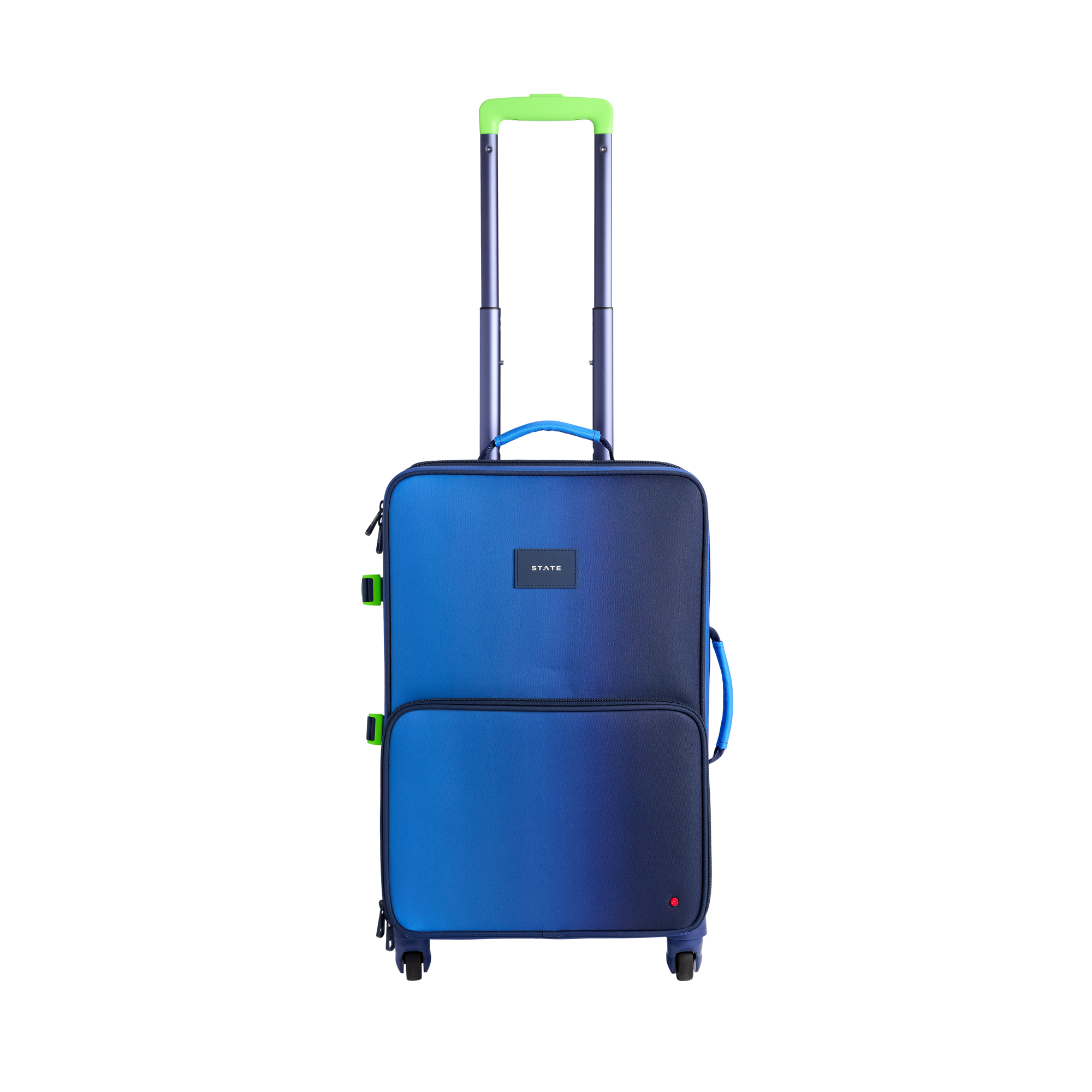 STATE Bags Logan Suitcase Blue Ombre Front View Click to Zoom