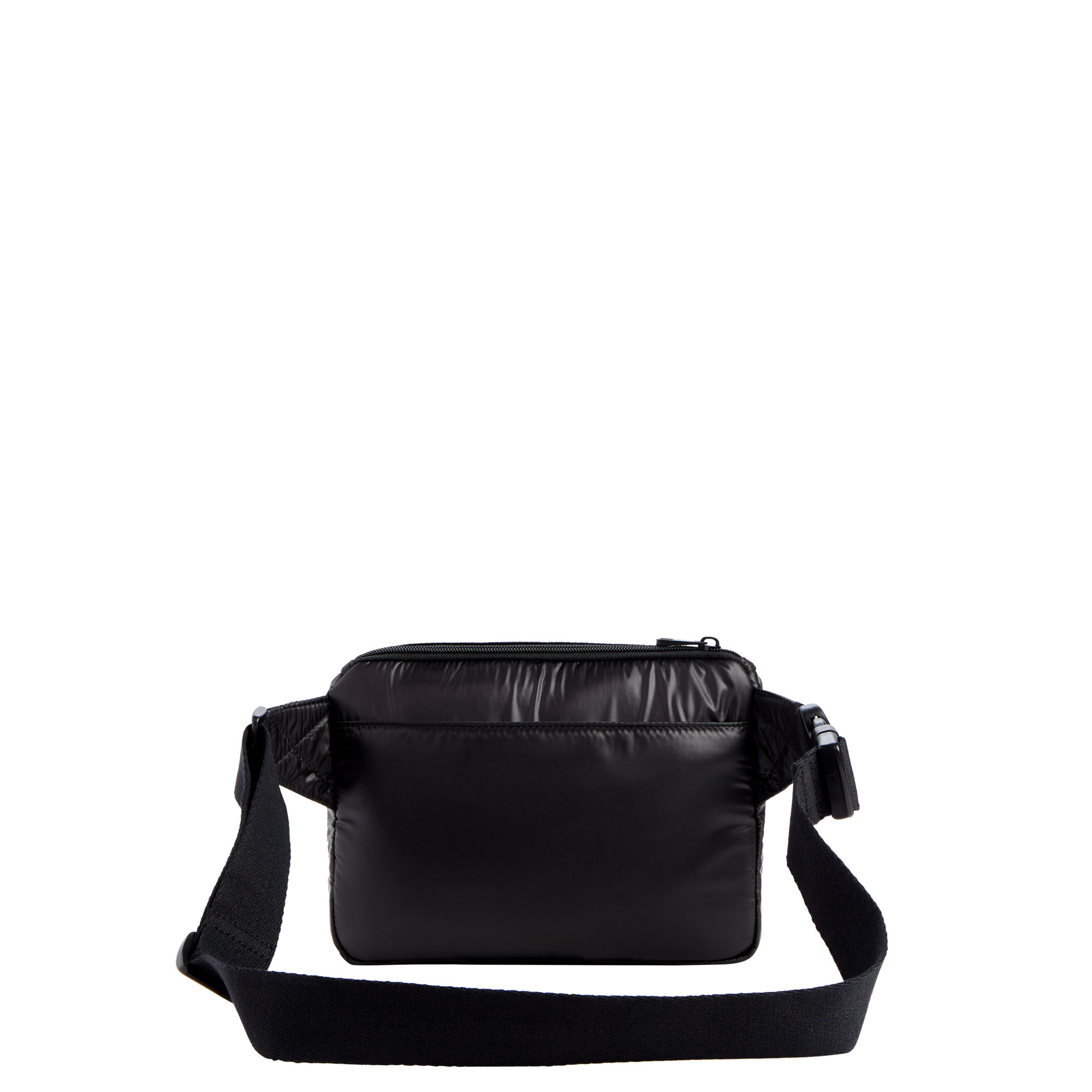 STATE Bags Lorimer Fanny Pack Oil Coated Black Back View Click to Zoom