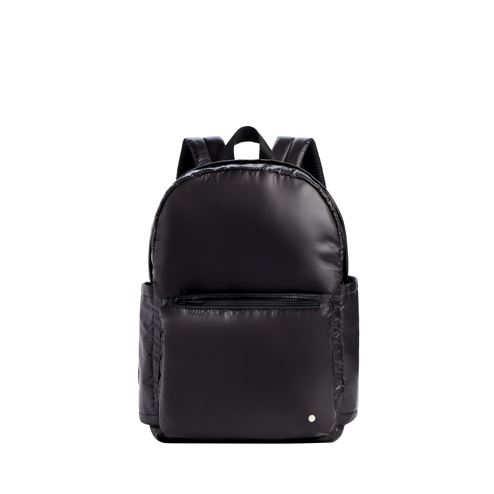 STATE Bags Lorimer Mini Backpack Oil Coated Black Front View Click to Zoom