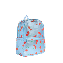 Kane Double Pocket Large Backpack | Blue Cherries - Kids