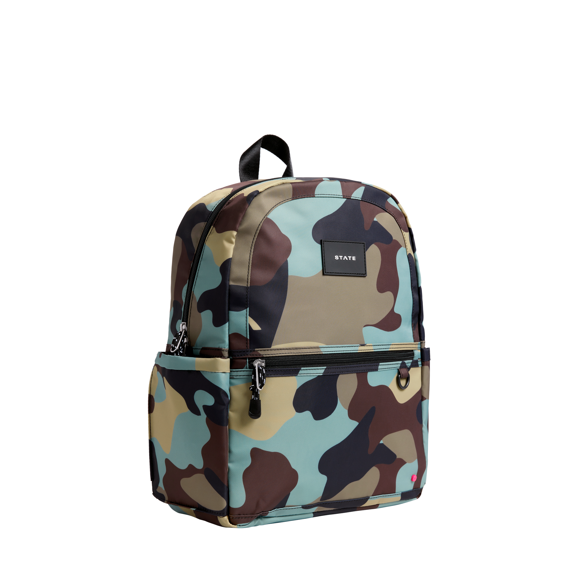 STATE Bags Kane Kids Backpack Nylon Camo Side View Click to Zoom