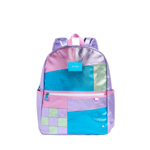 STATE Bags Kane Kids Large Metallic Patchwork Front View Click to Zoom