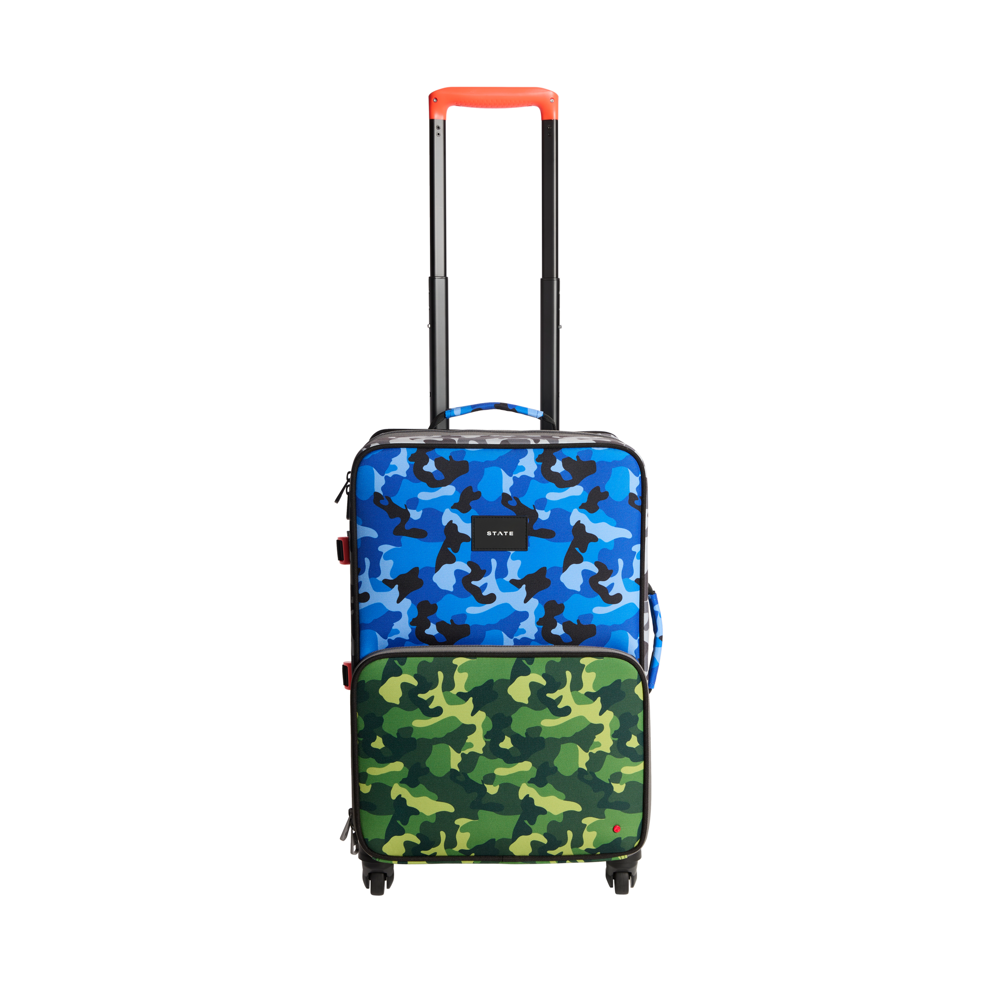 State Bags Logan Suitcase Polycanvas Mixed Camo Front View Click to Zoom