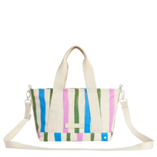 STATE Bags Graham Mini Tote Stripes Front View With Strap Click to Zoom