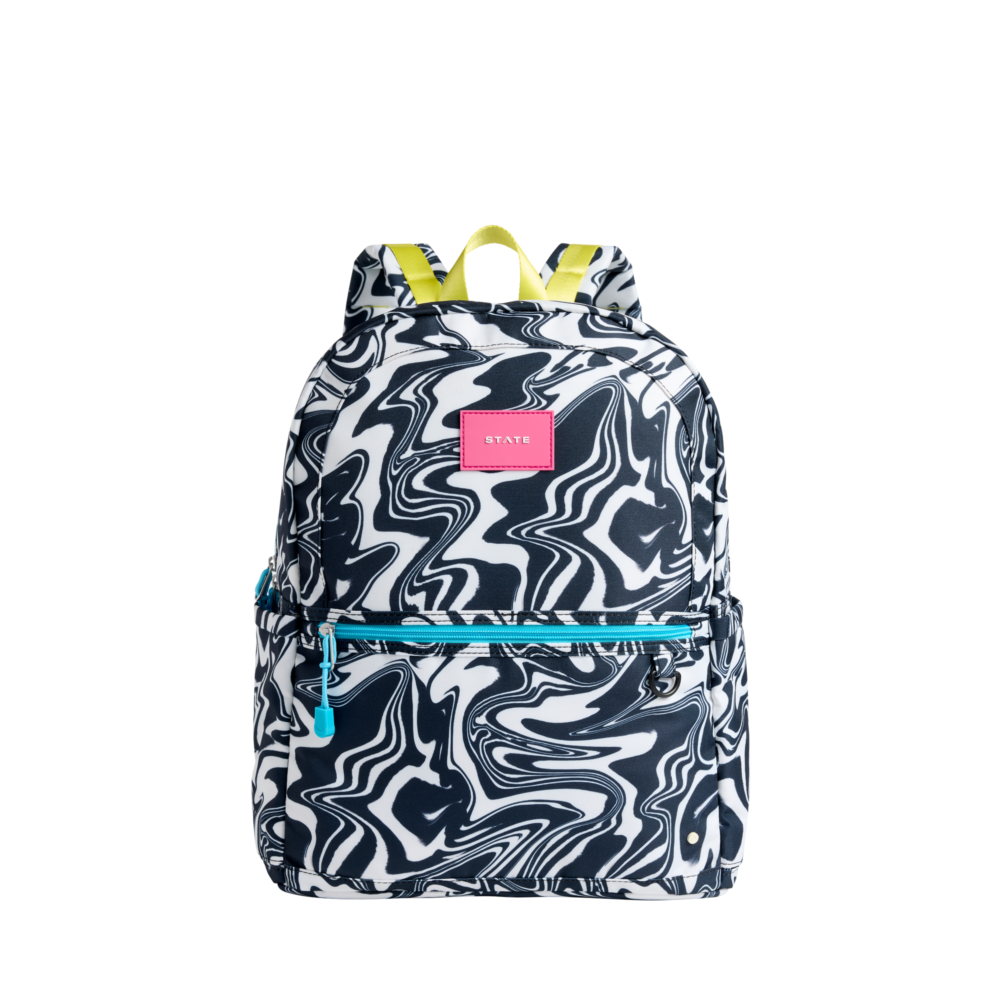 STATE Bags Kane Kids Large Backpack Recycled Polycanvas Marbled Front View Click to Zoom