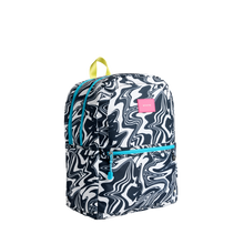 Kane Double Pocket Large Backpack | Marbled - Kids