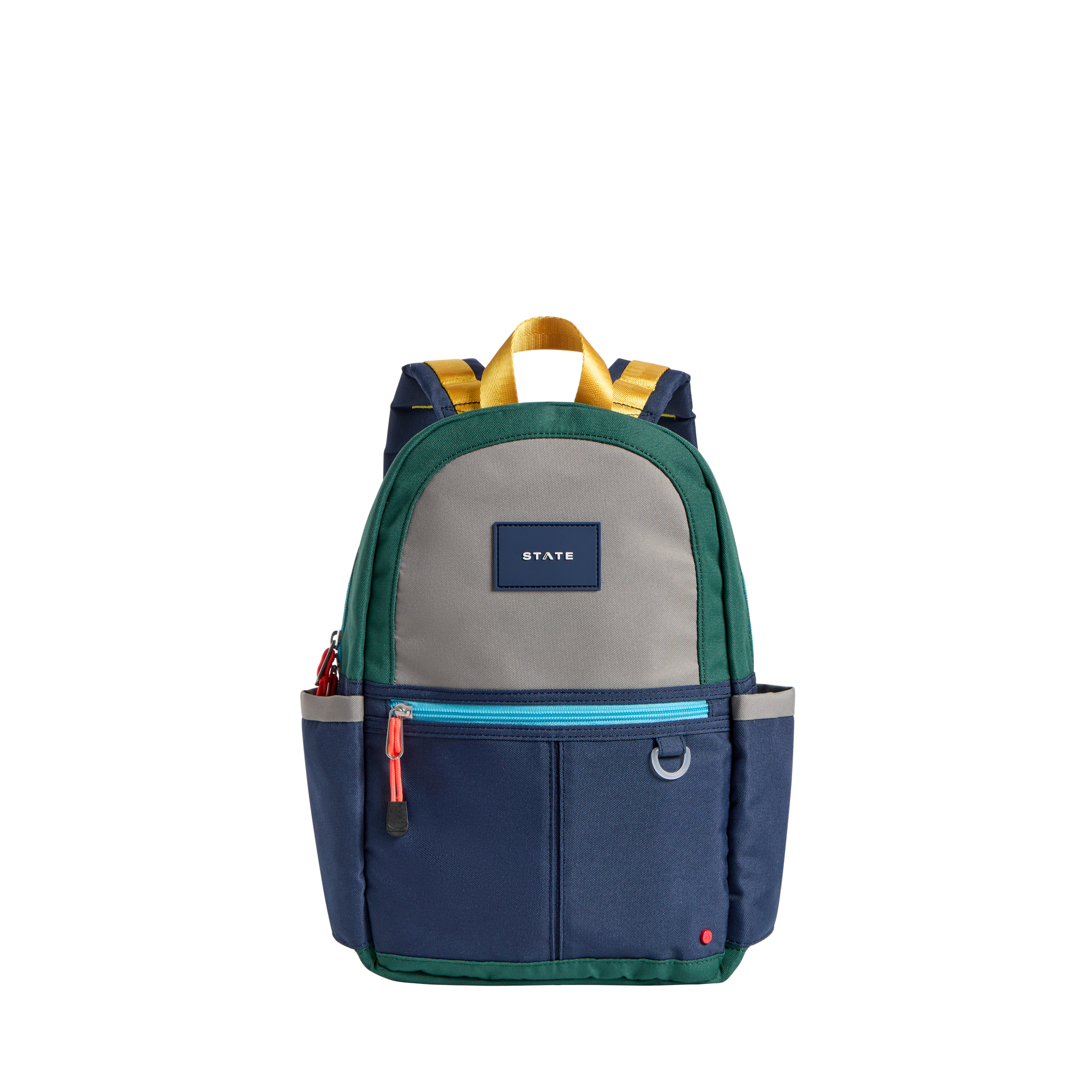 STATEB Bags Kane Mini Backpack green/navy front view click to zoom