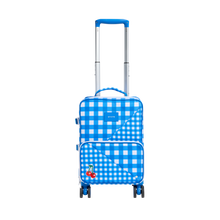 STAE Bags Mini Logan Suitcase Polycanvas Gingham Front View Click to Zoom