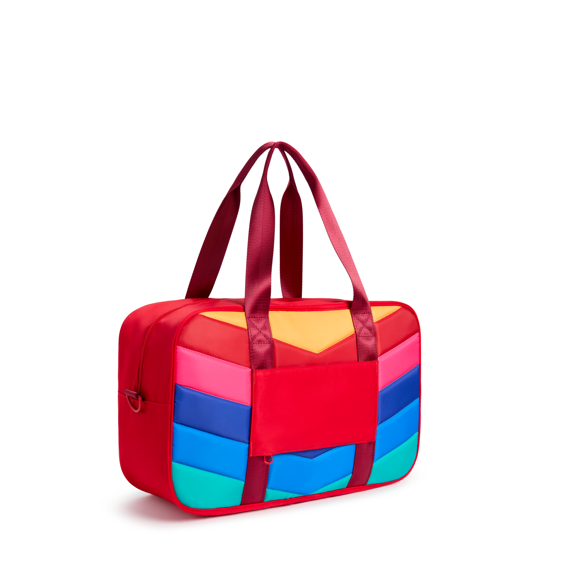 Rockaway Duffle | Rainbow Chevron Puffer