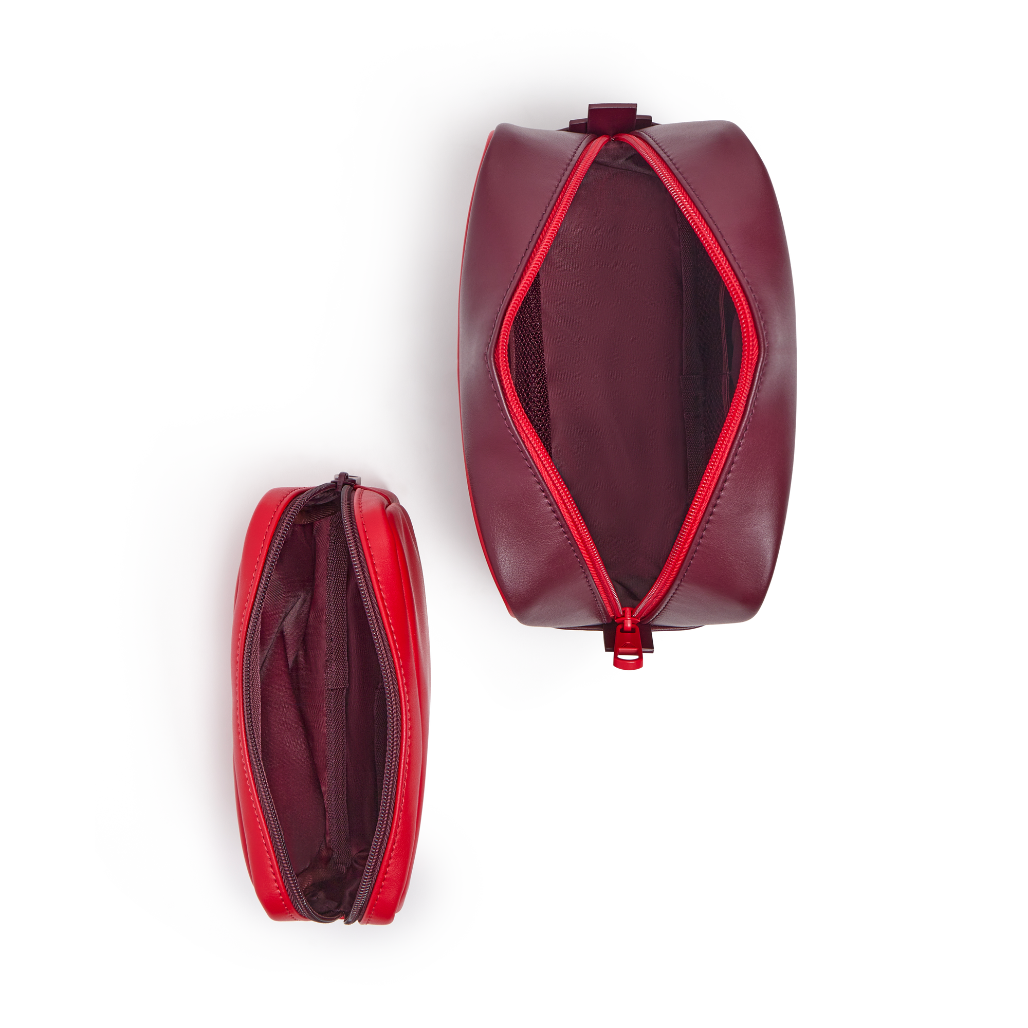 Travel Pouch Set of Two | Burgundy