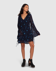 Women | Star Eyes Mini Dress | Star Print