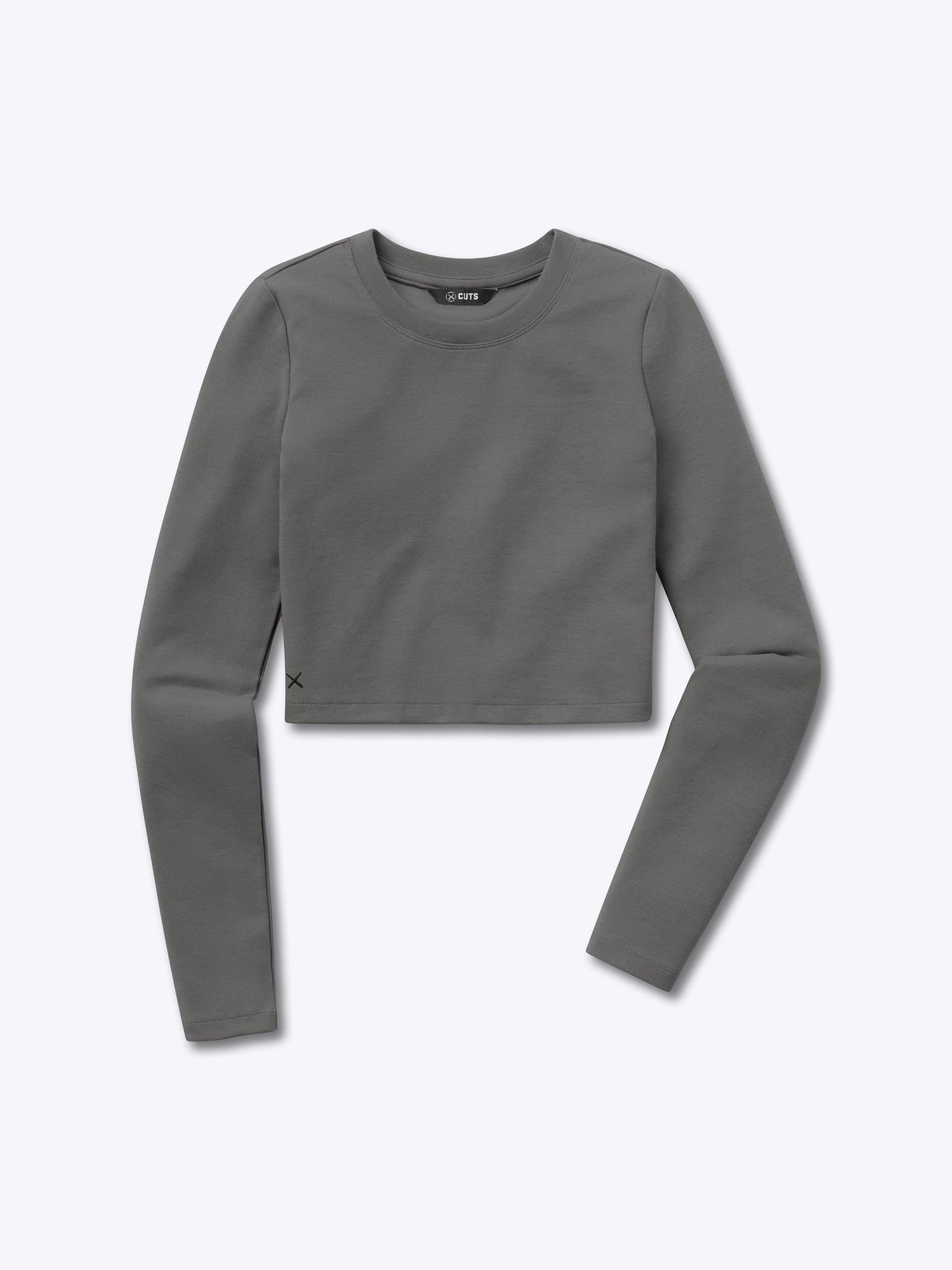 Womens | LS Tomboy Tee Cropped | Steel