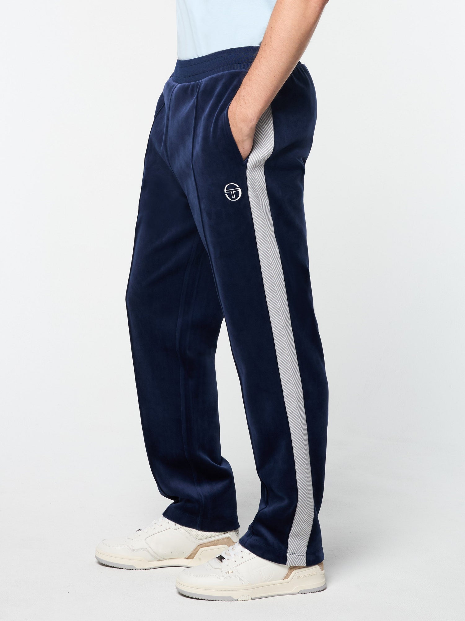 Men | Maglia Velour Track Pant | Maritime Blue