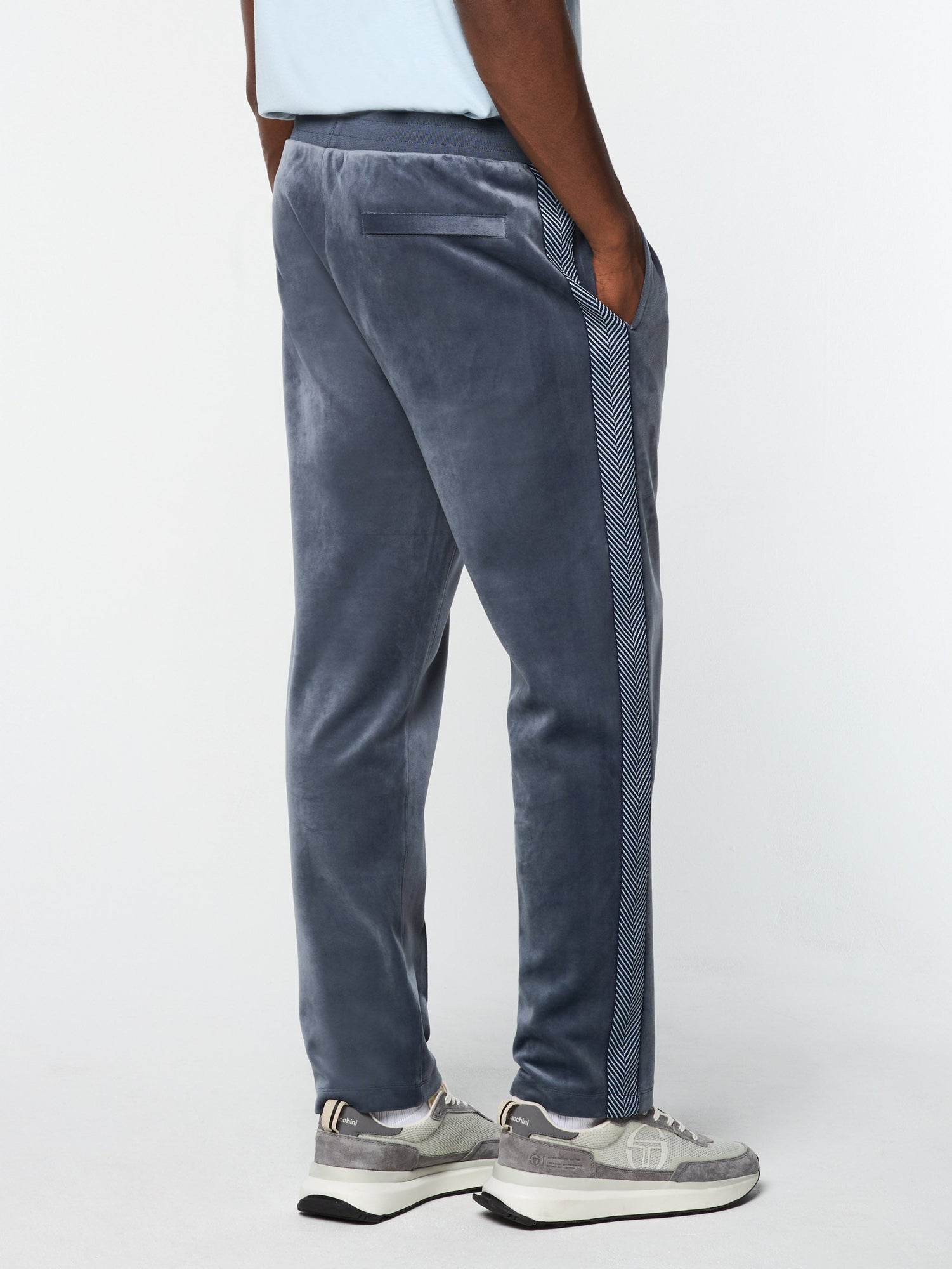 Men | Maglia Velour Track Pant | Grisaille
