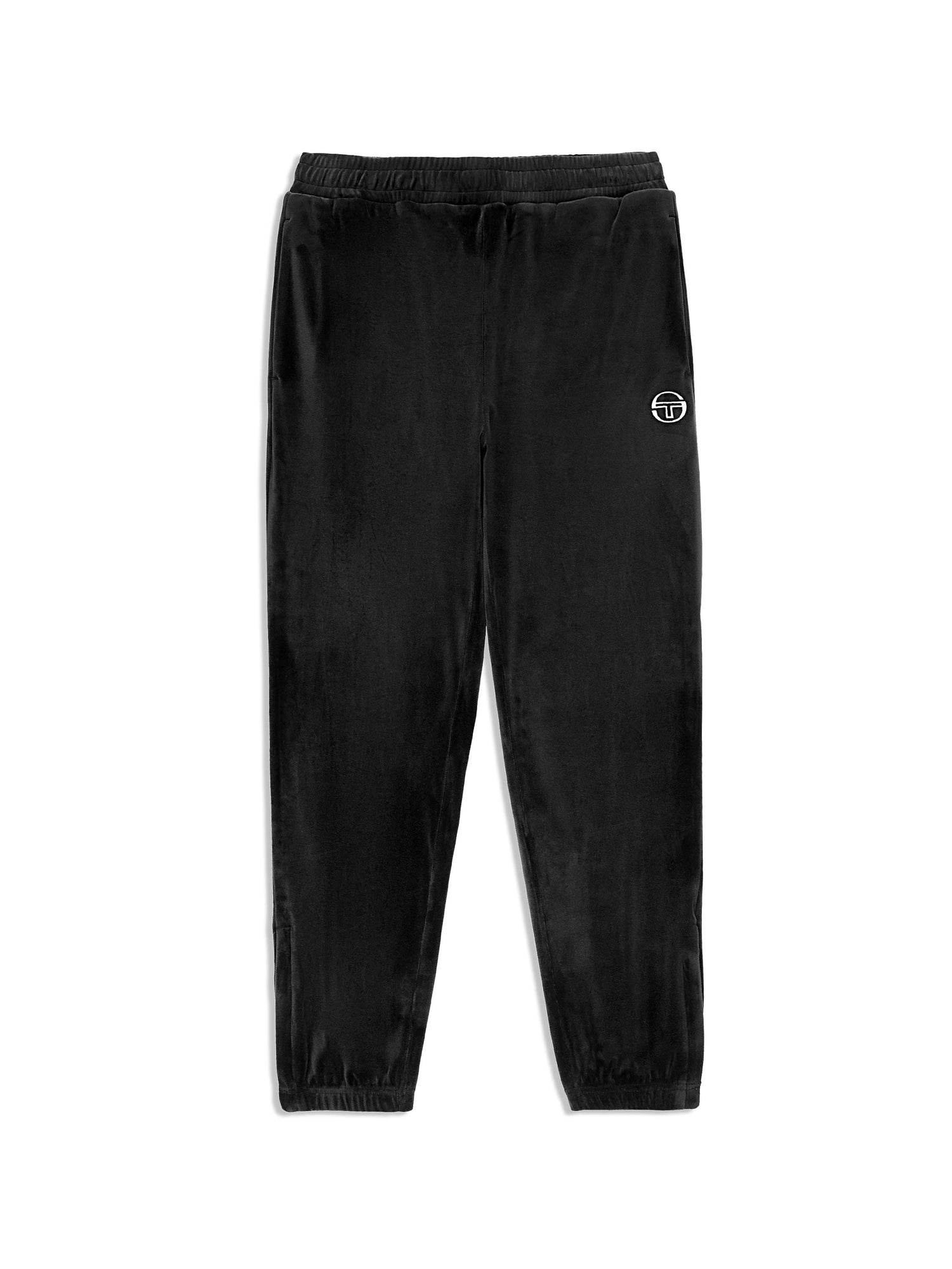 Men | Ostuni Velour Track Pant | Black Beauty