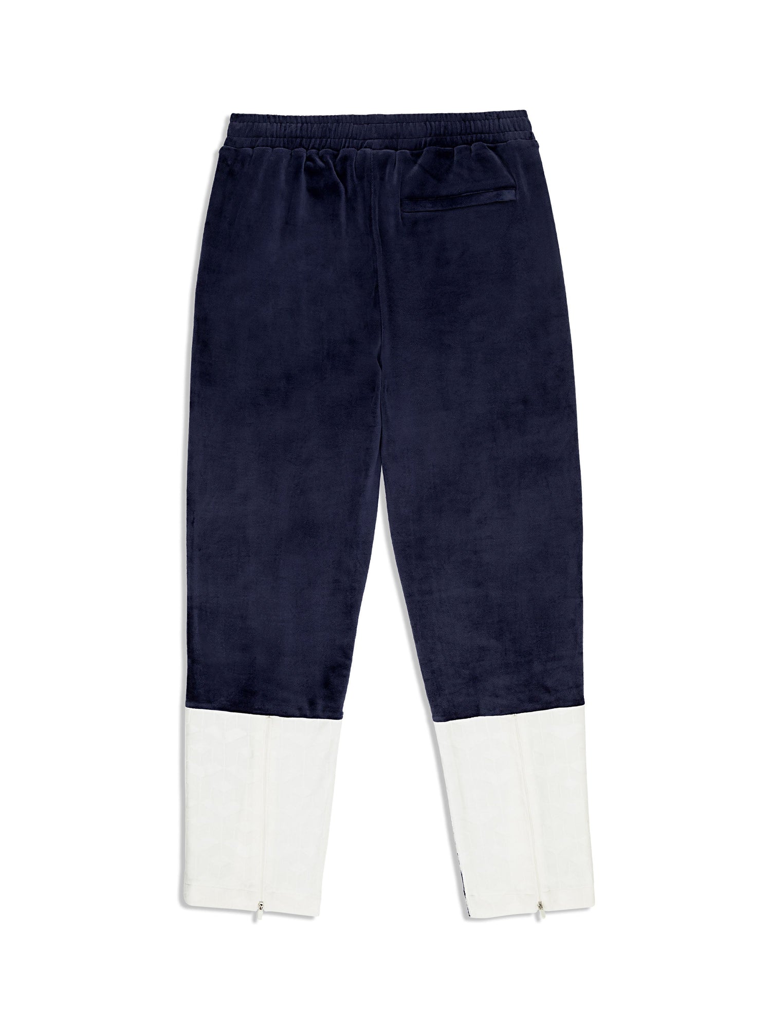 Men | Foggia Velour Debossed Track Pant | Maritime Blue