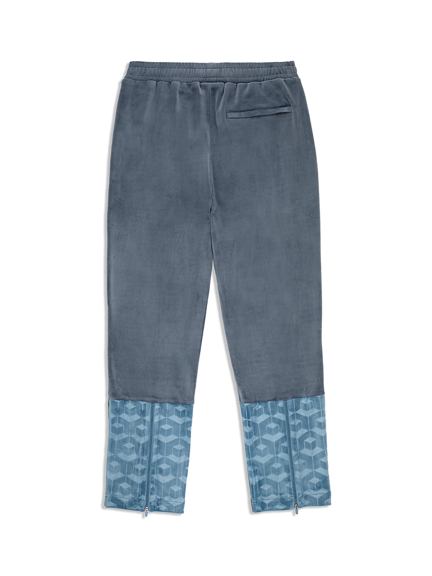 Men | Foggia Velour Debossed Track Pant | Grisaille