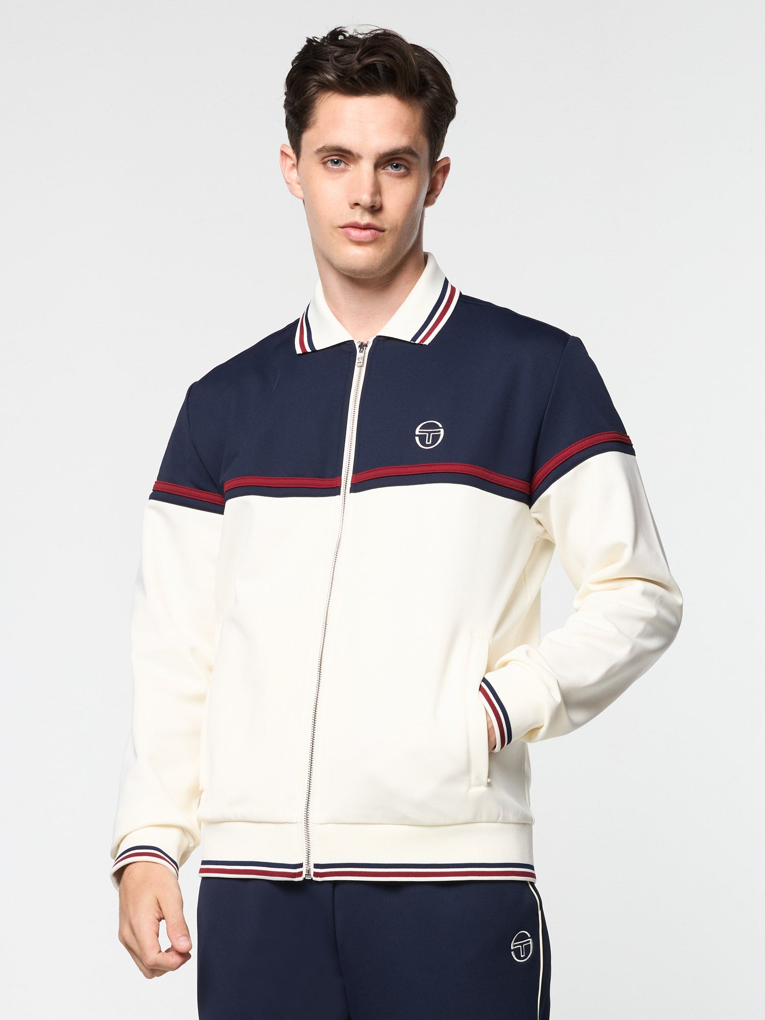 Men | Olmi Track Jacket | Maritime Blue