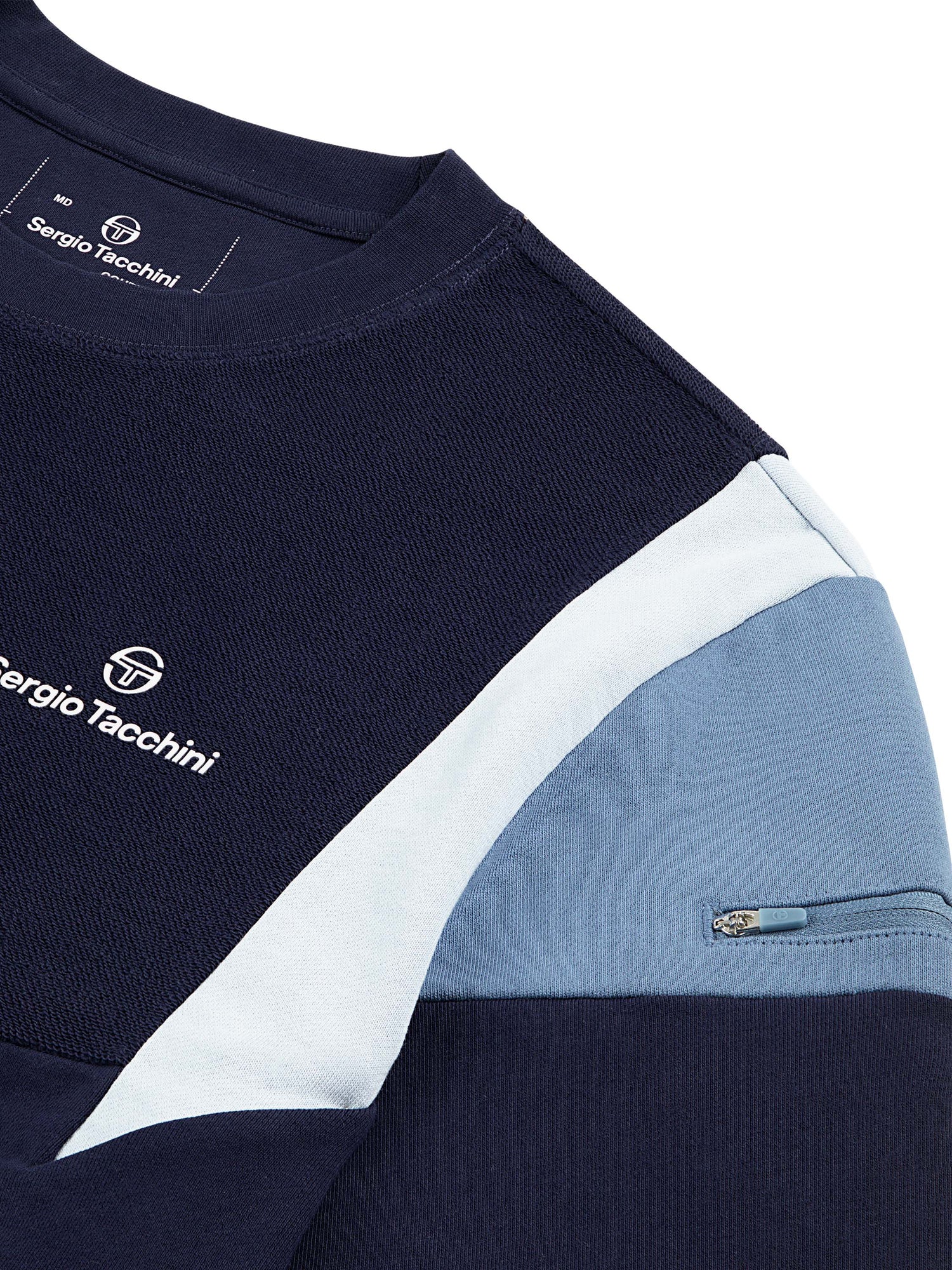 Men | Angolo Crewneck Sweatshirt | Maritime Blue