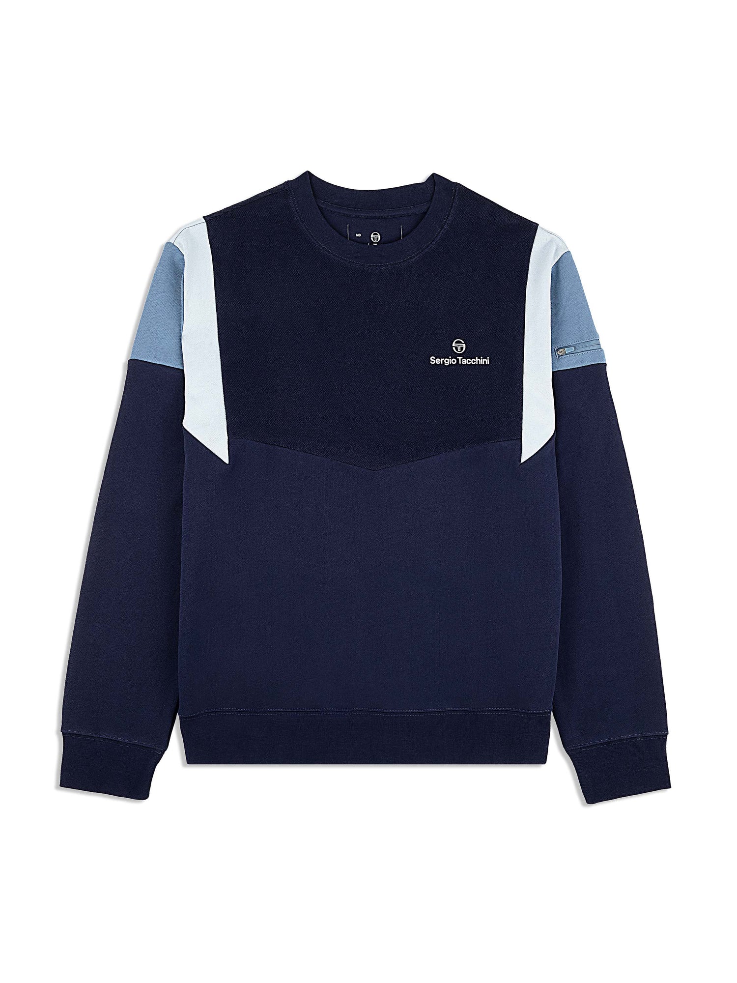 Men | Angolo Crewneck Sweatshirt | Maritime Blue