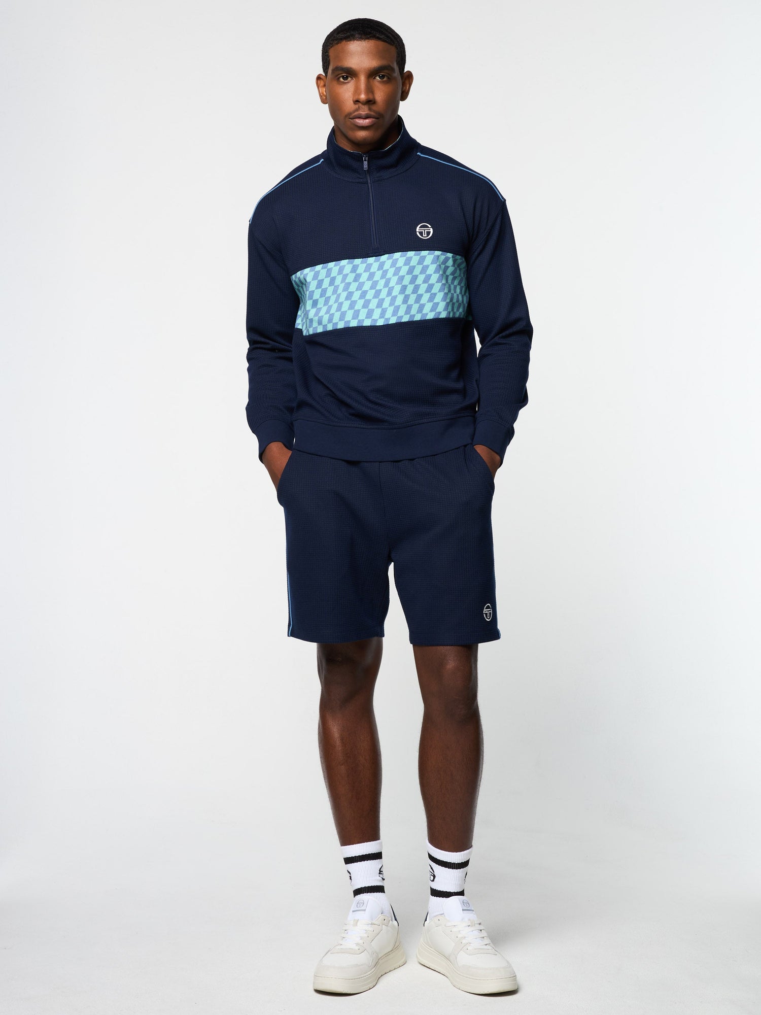 Men | Cialda Half Zip | Maritime Blue