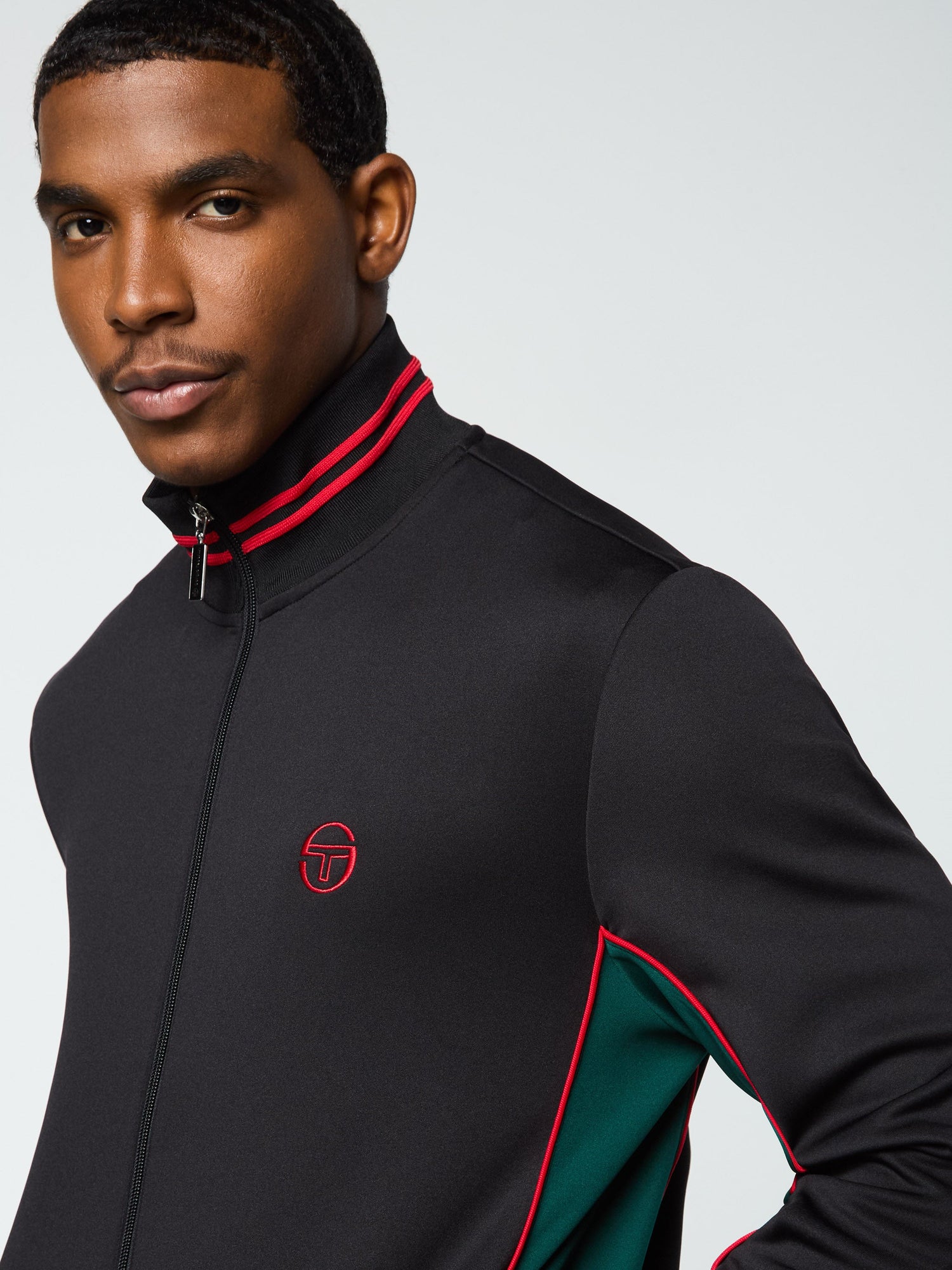 Men | Melfi Diver Track Jacket | Black Beauty