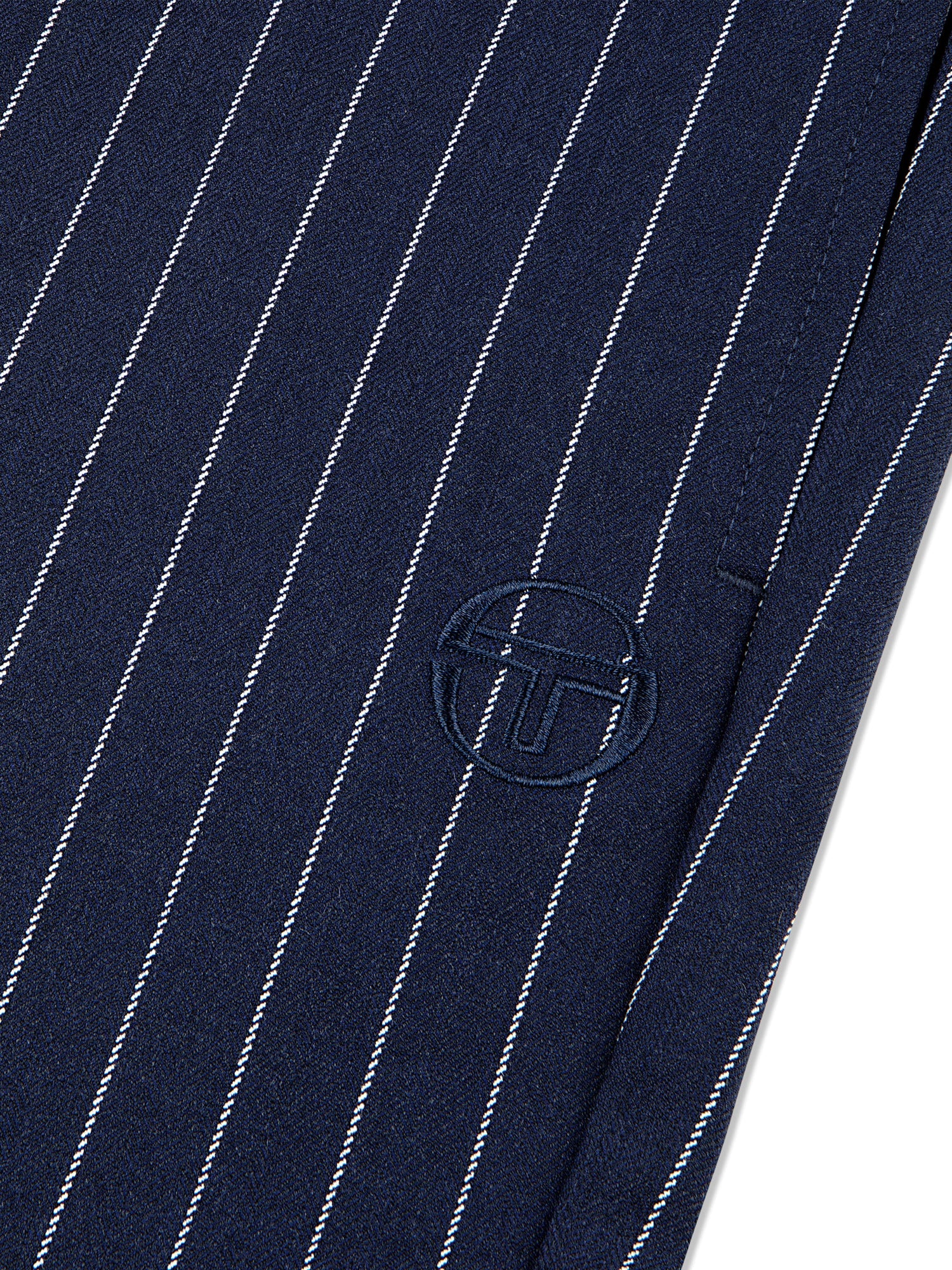 Men | Gessato Suiting Track Pant | Maritime Blue