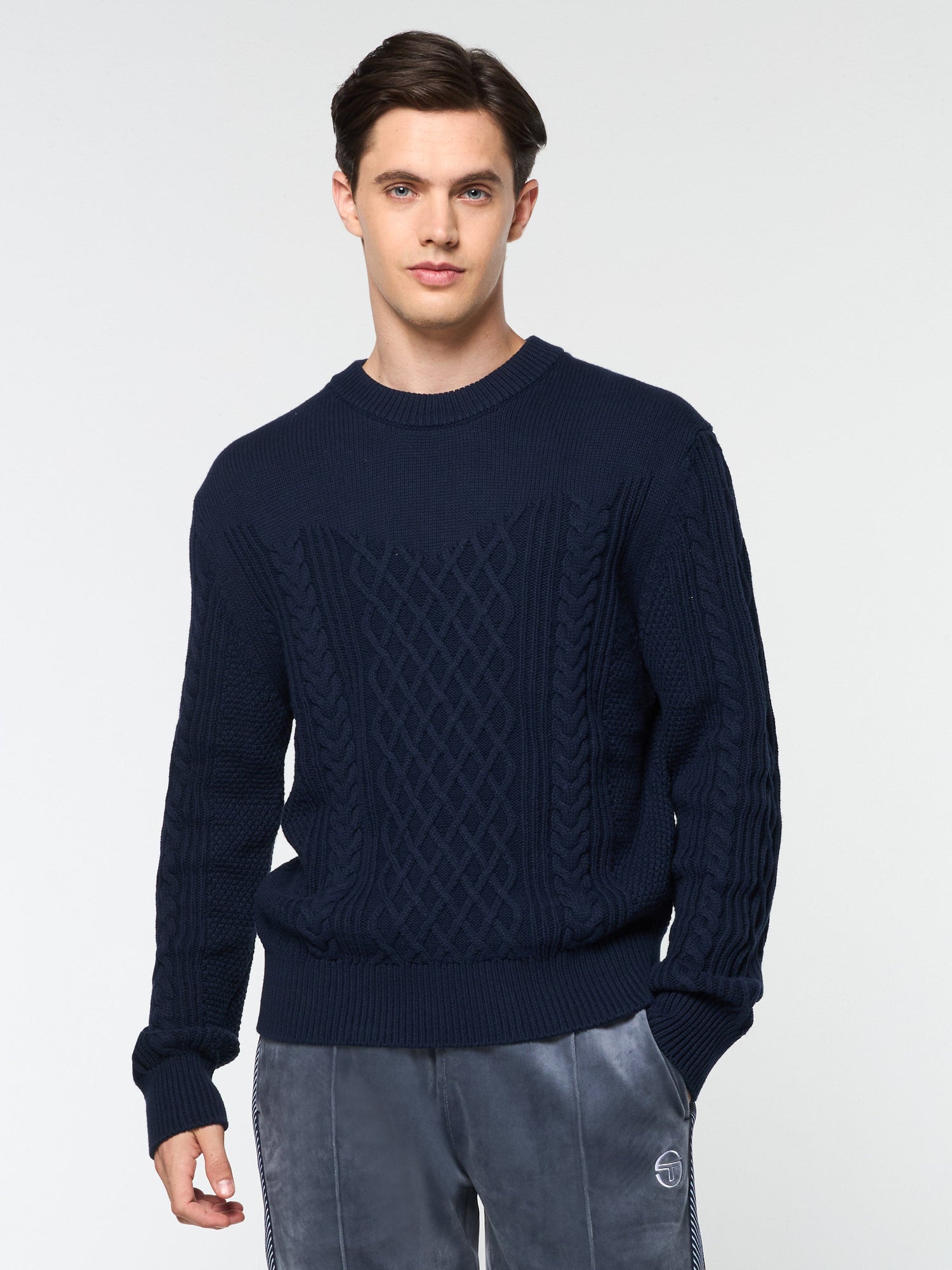 Men | Giacomo Knit Sweater | Maritime Blue