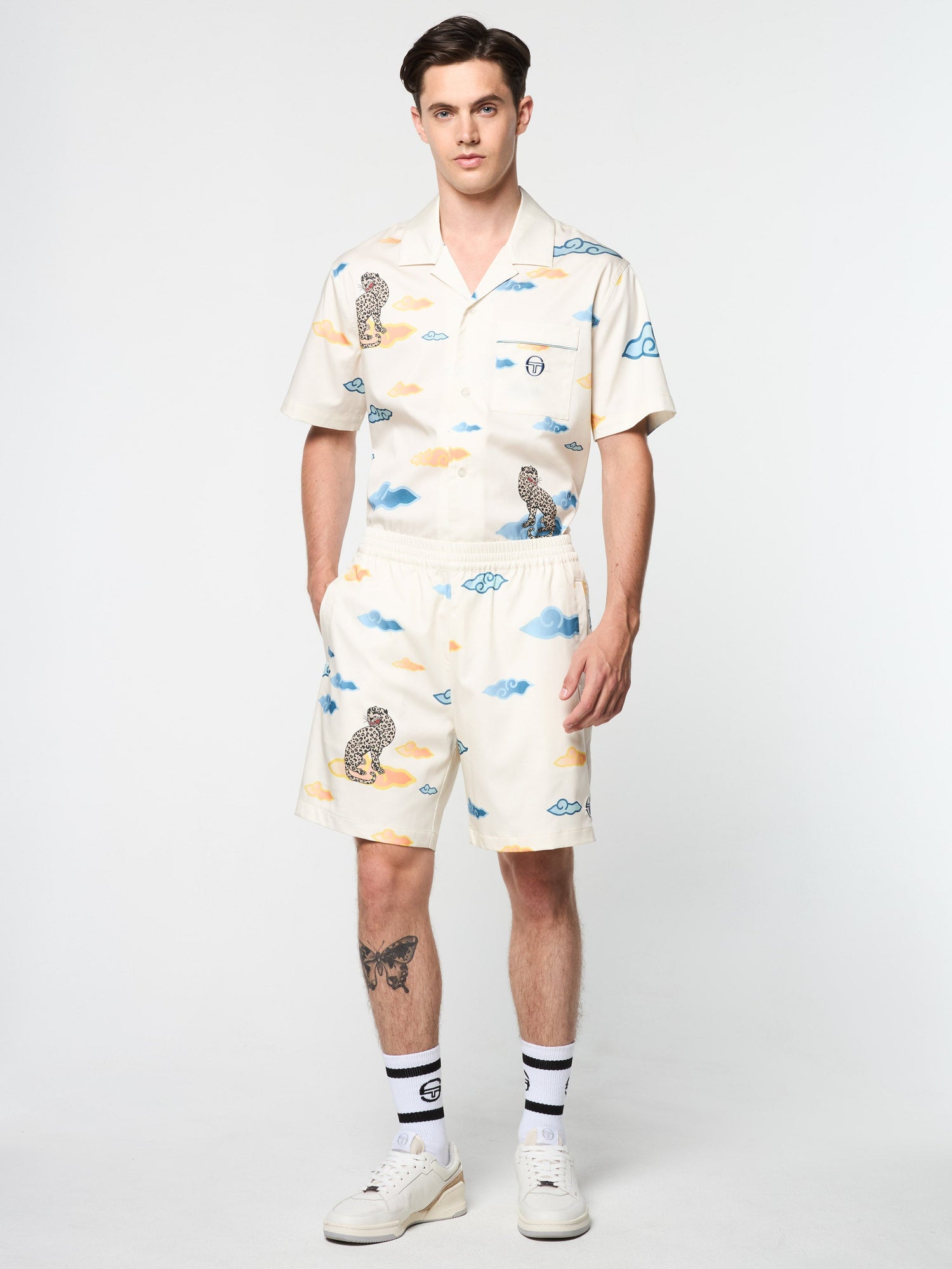 Men | Nuvola Tencel Cabana Short | Gardenia
