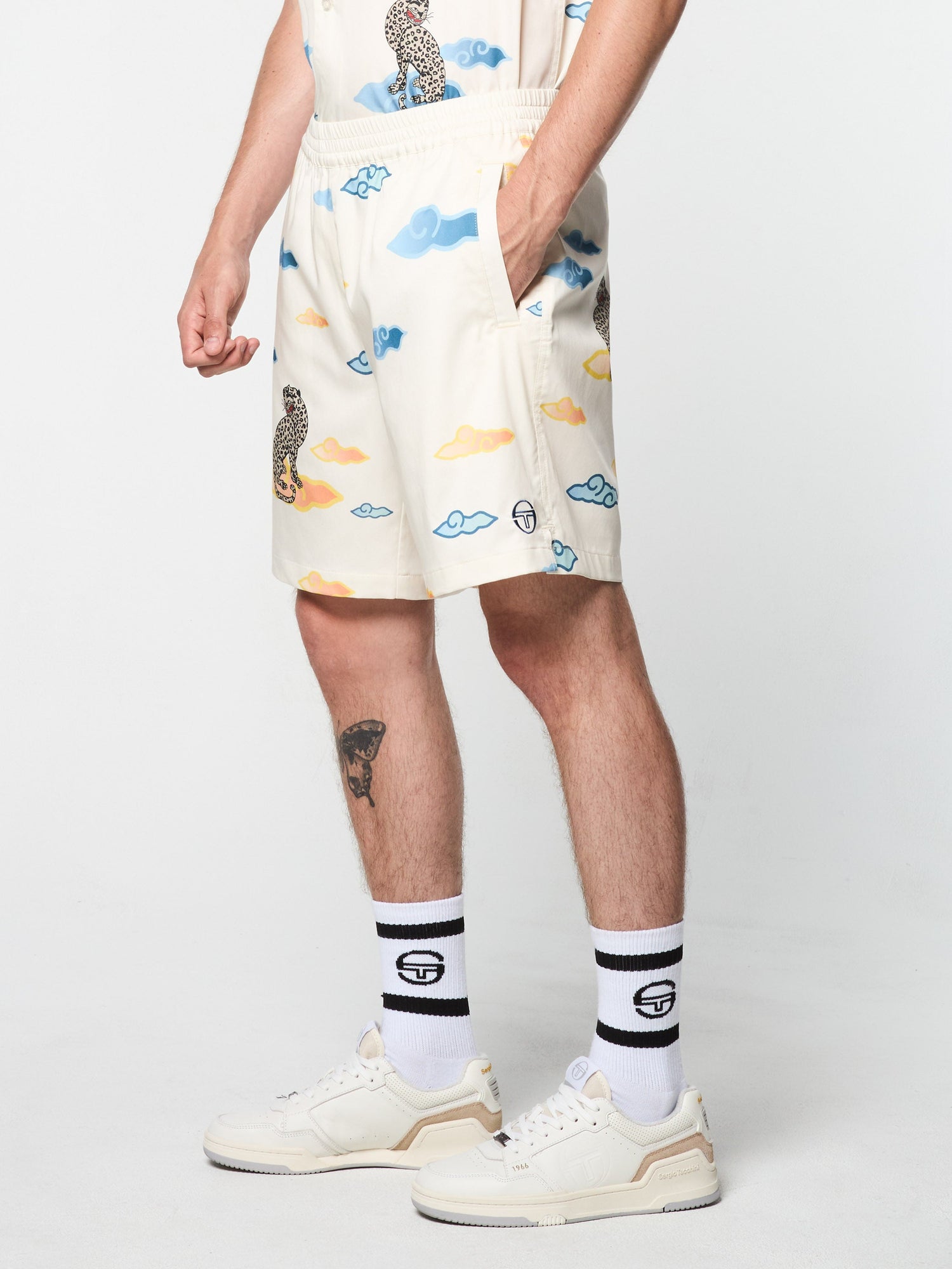 Men | Nuvola Tencel Cabana Short | Gardenia