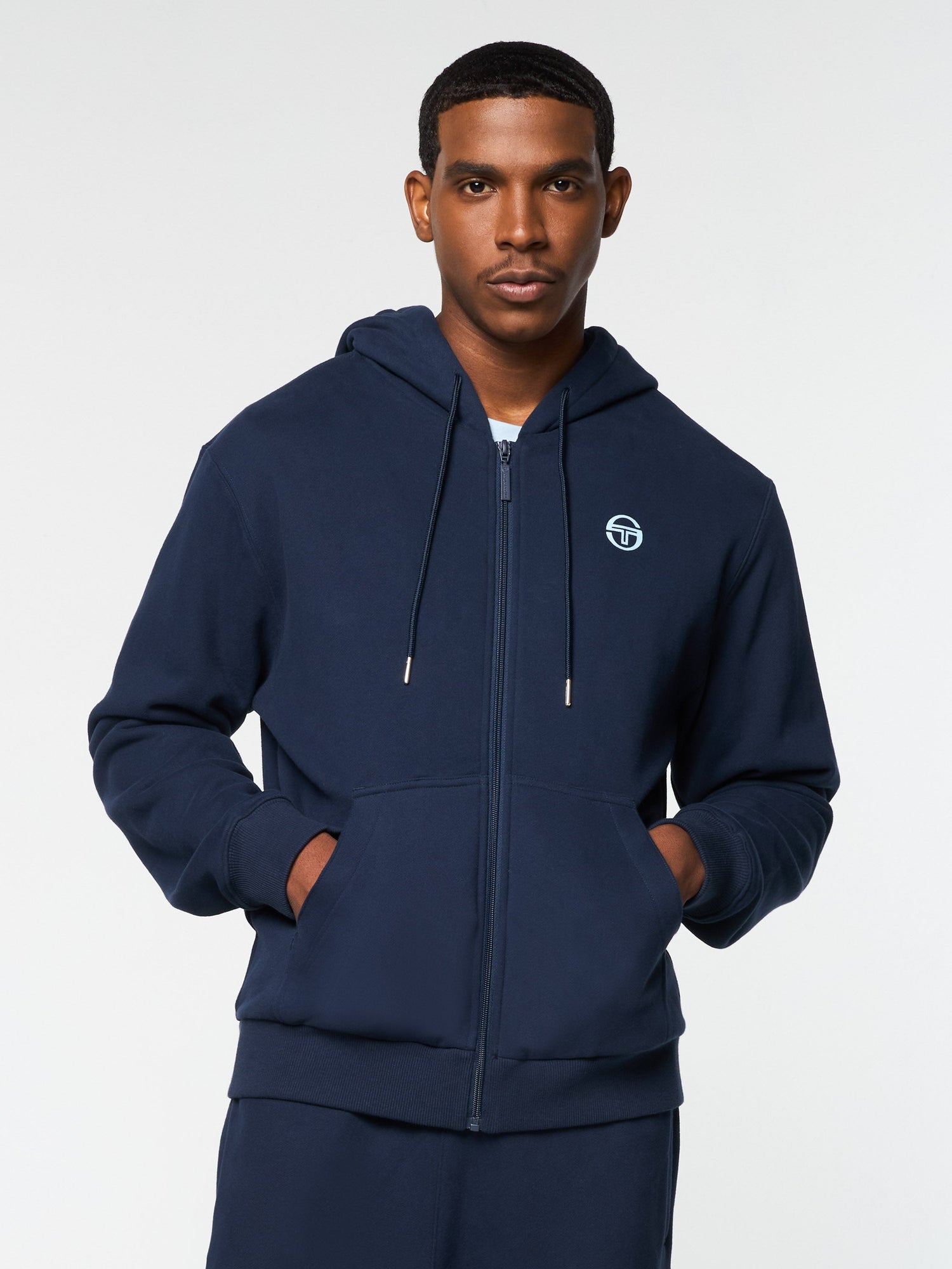 Men | Varsita Zip Up Hoodie | Maritime Blue
