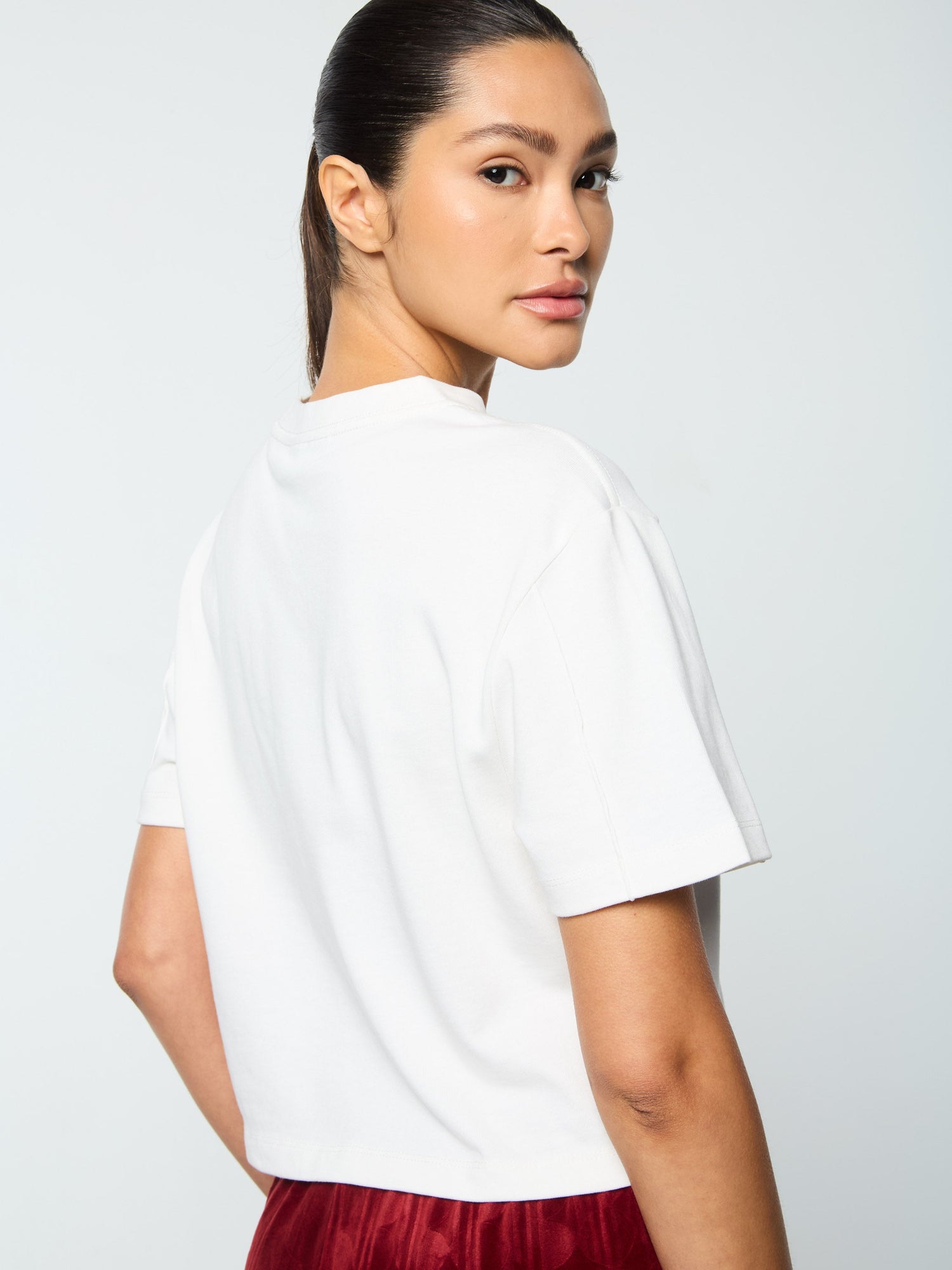 Women | Amore Crop T-Shirt | Gardenia