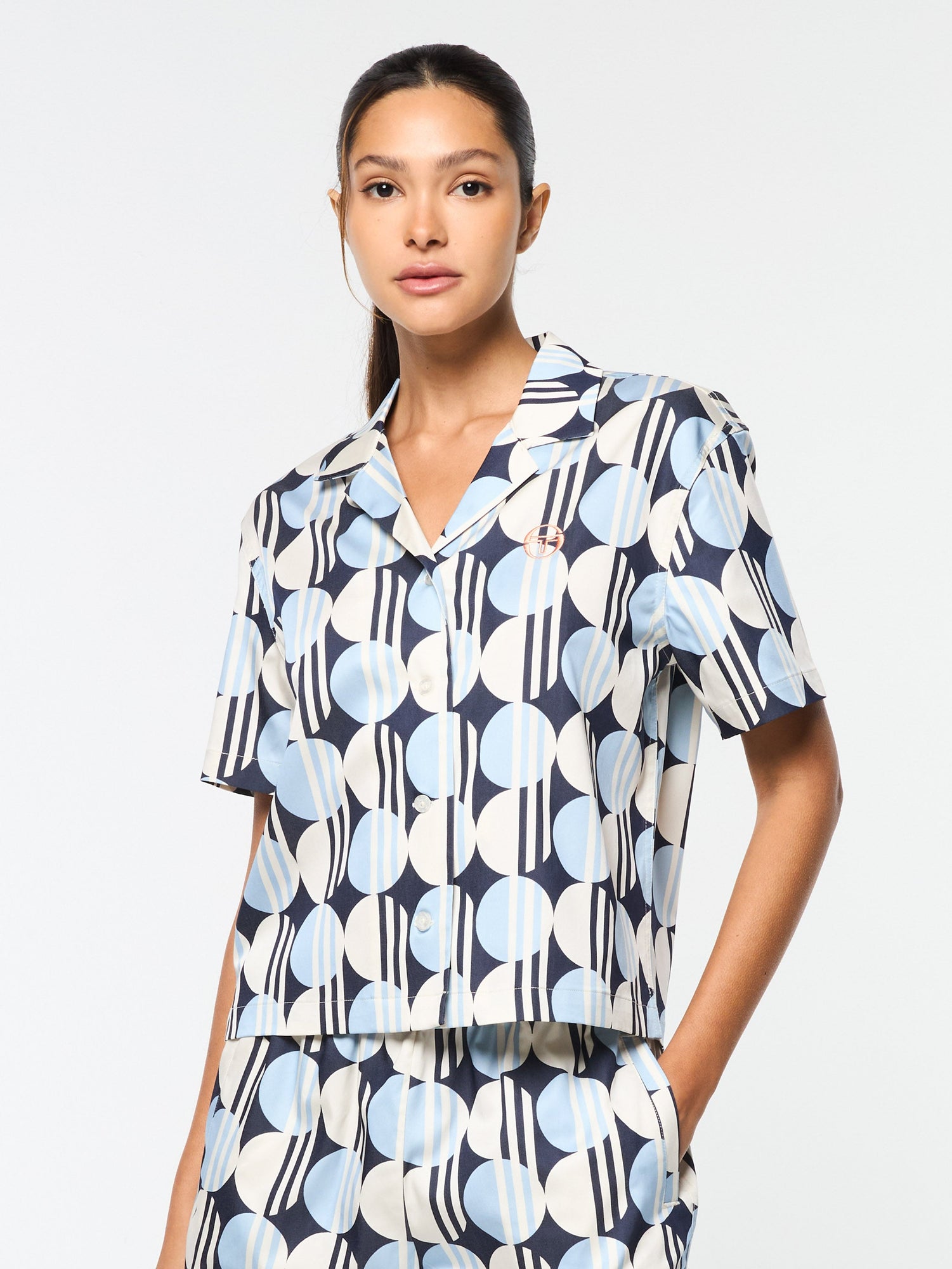 Women | Brikette Cabana Shirt | Maritime Blue