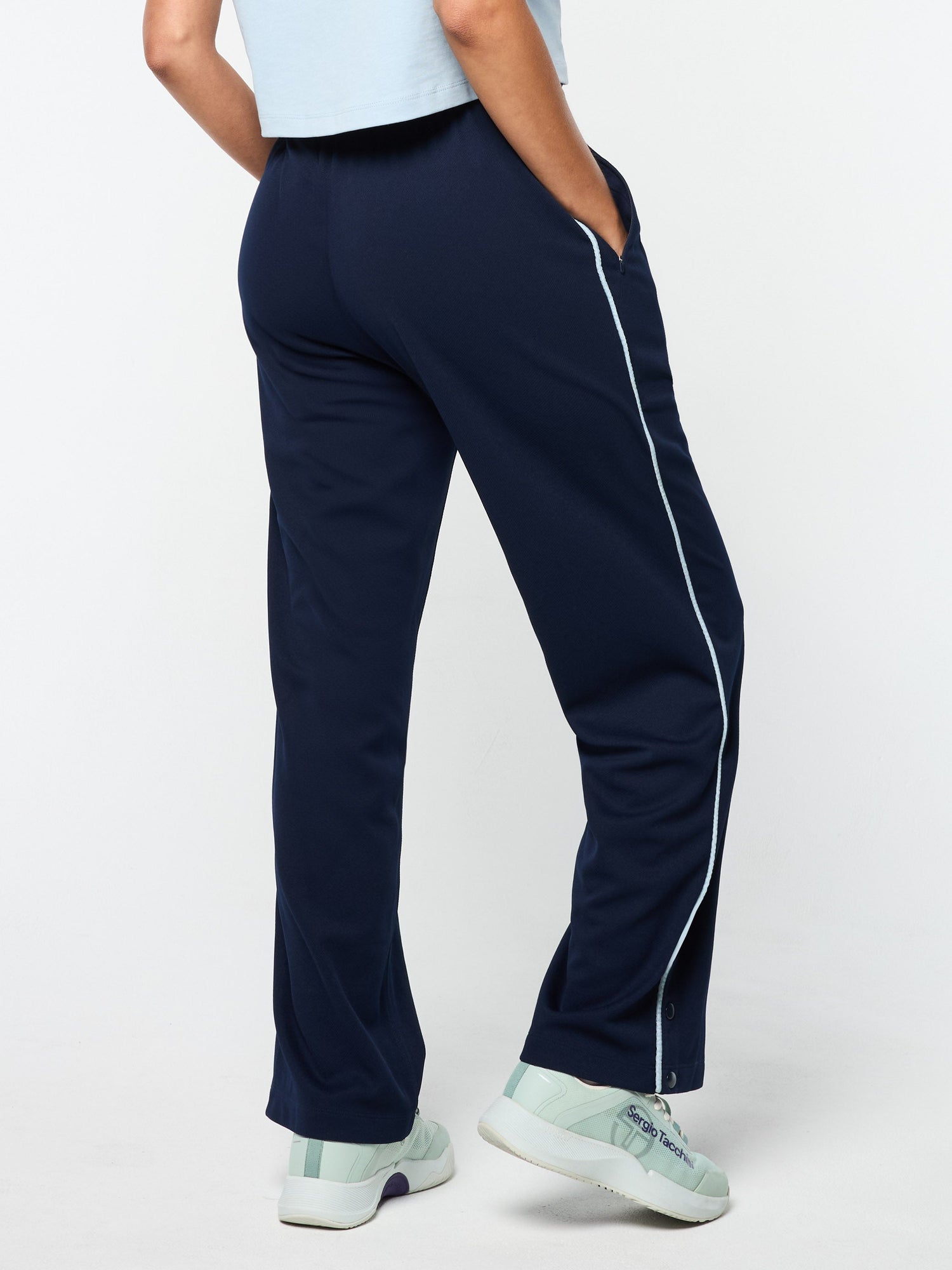 Women | Pavia Twill Track Pant | Maritime Blue