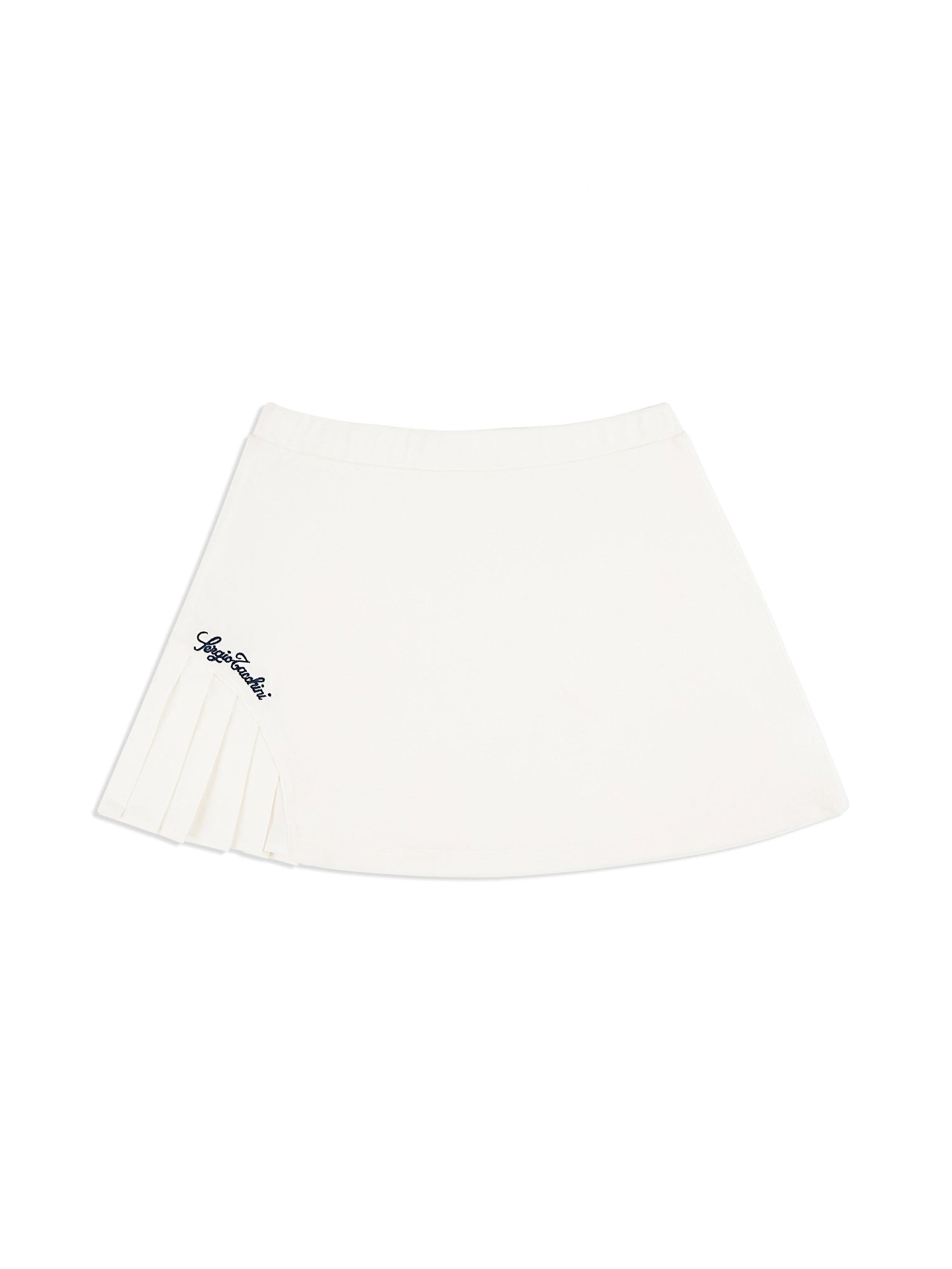 Women | Veneto Velour Mini Skirt | Gardenia