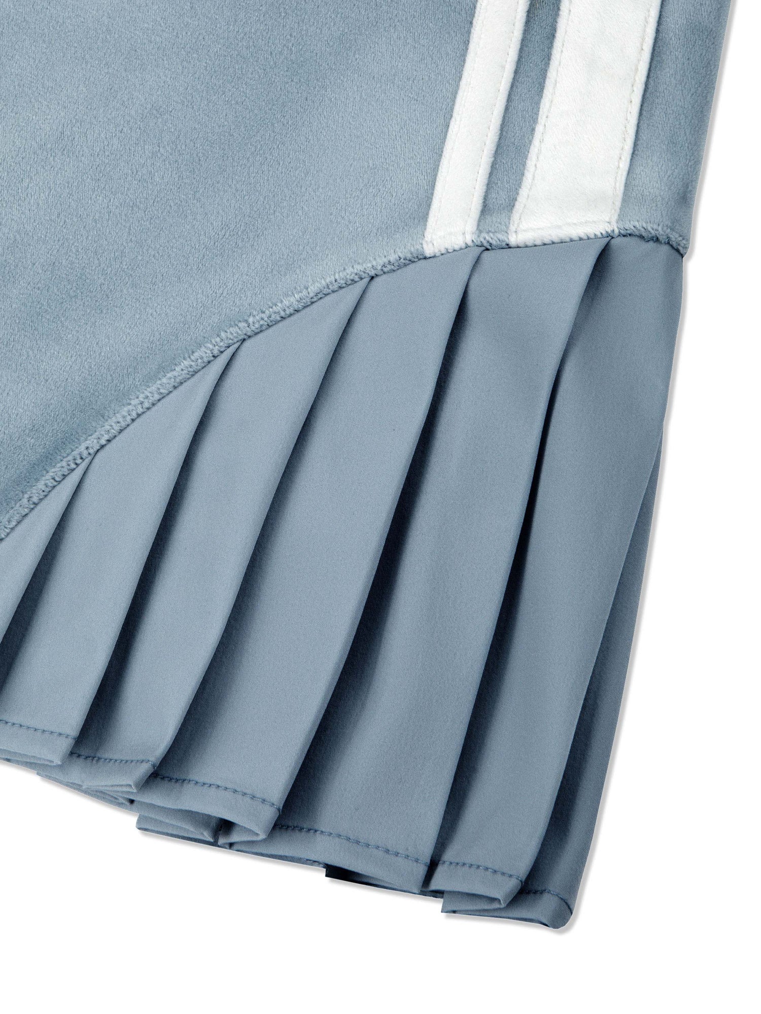 Women | Veneto Velour Mini Skirt | Celestial Blue