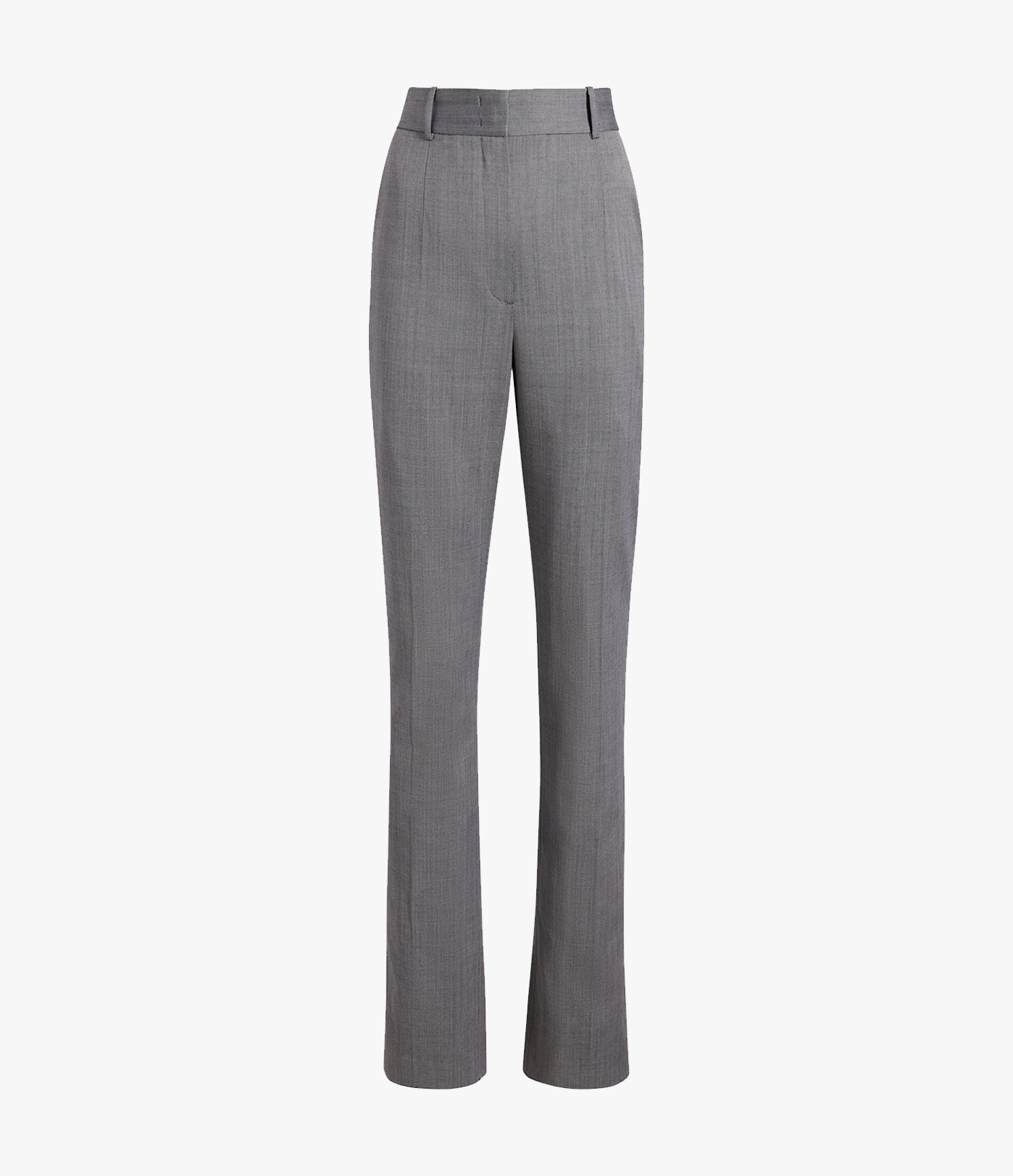 Another Tomorrow Straight Leg Trouser in Black/White – Wool Women's Trousers