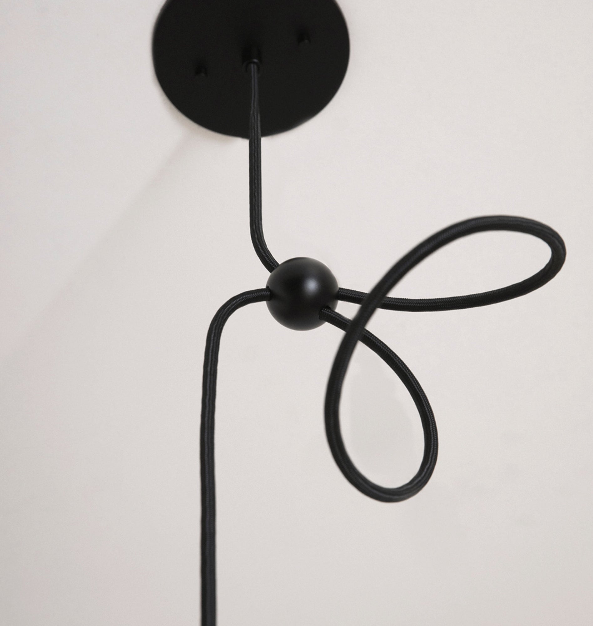 Strike Pendant with Ball Adjuster | Matte Black