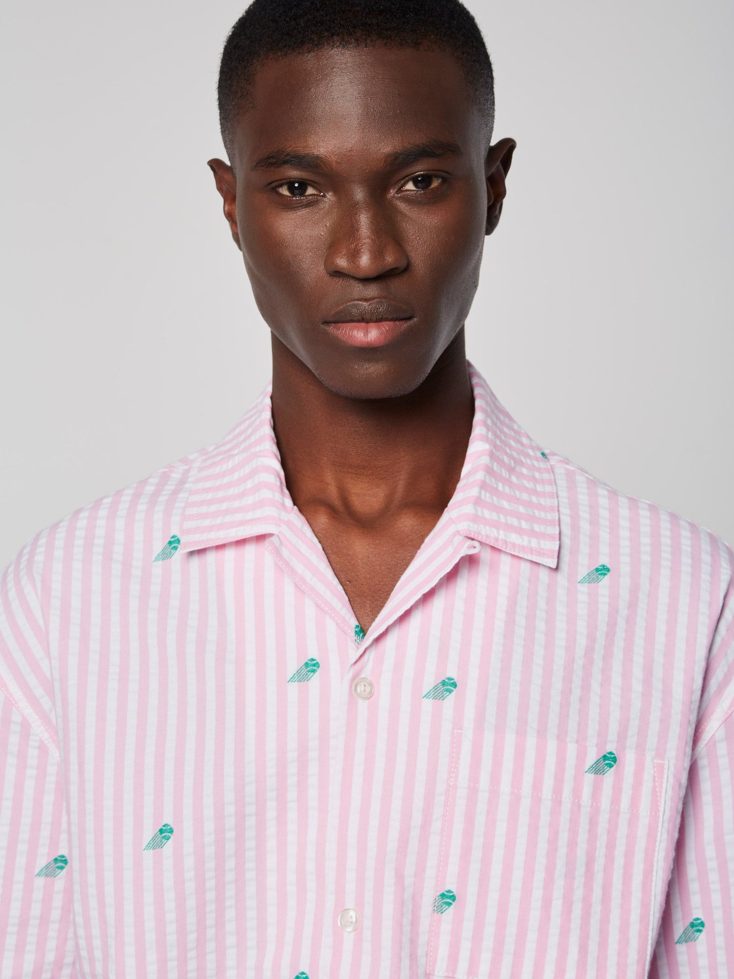 Men | Granda Camp Shirt | Begonia Pink