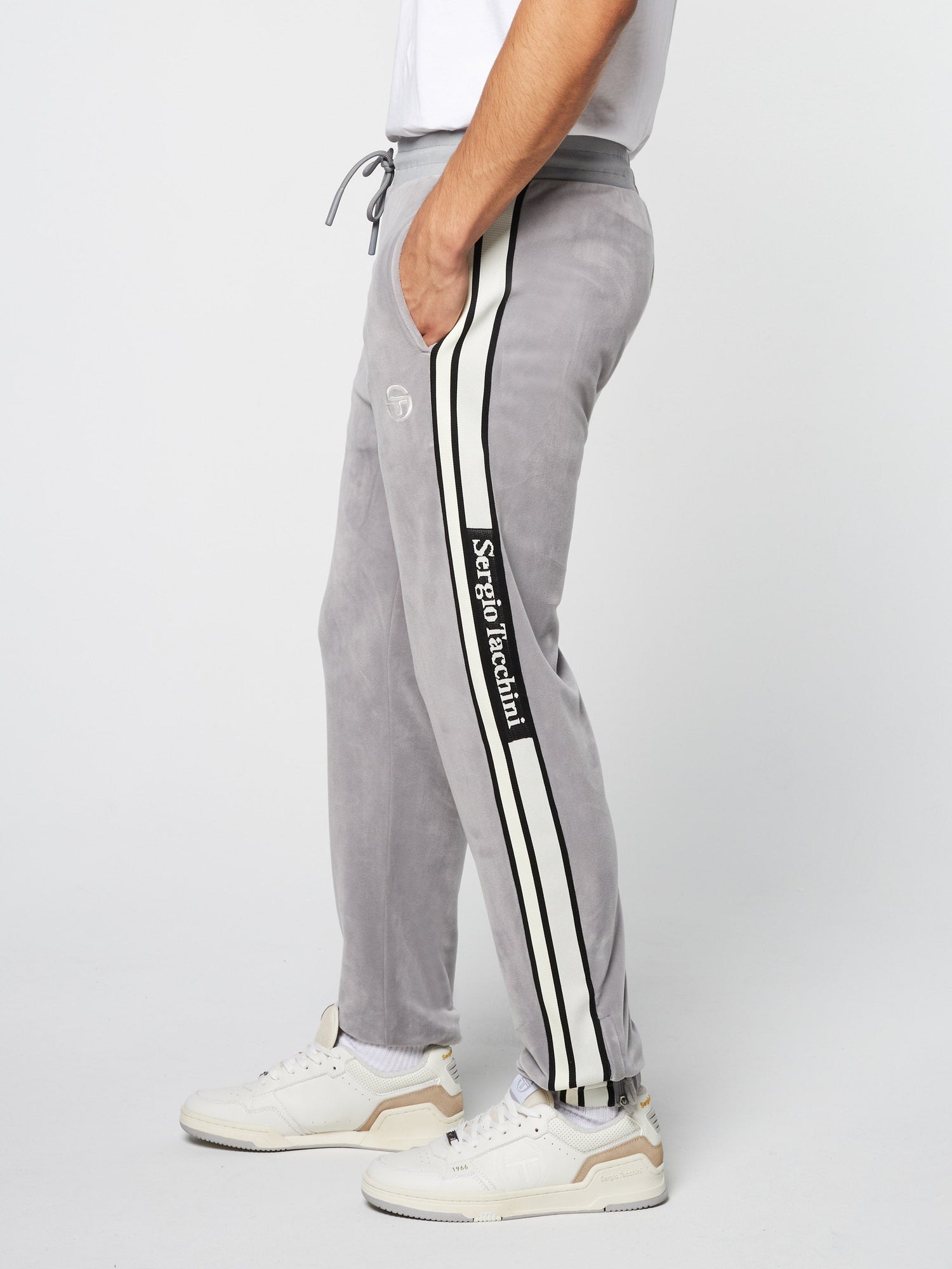 Men | Pereto Velour Track Pant | Sleet