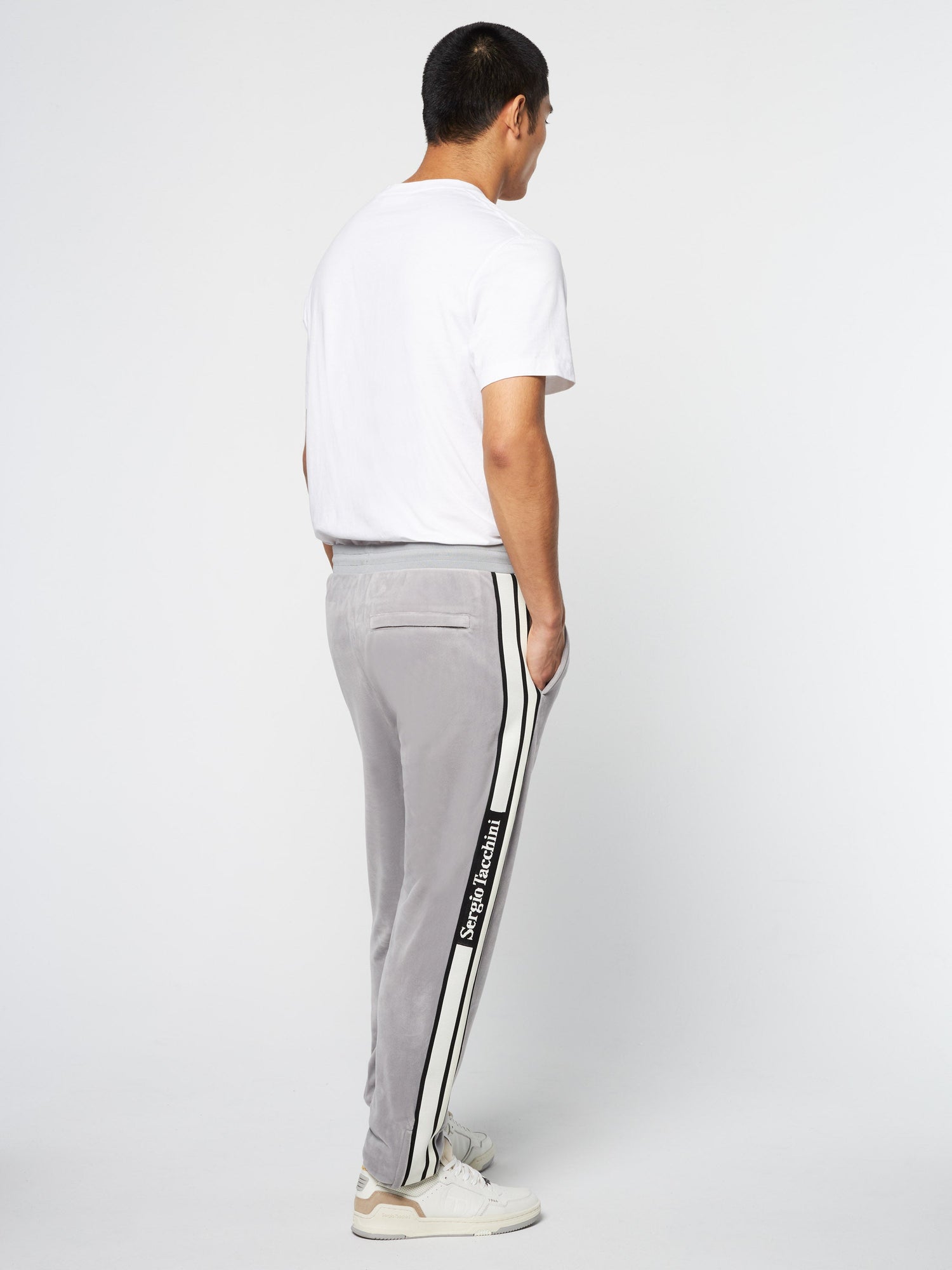 Men | Pereto Velour Track Pant | Sleet