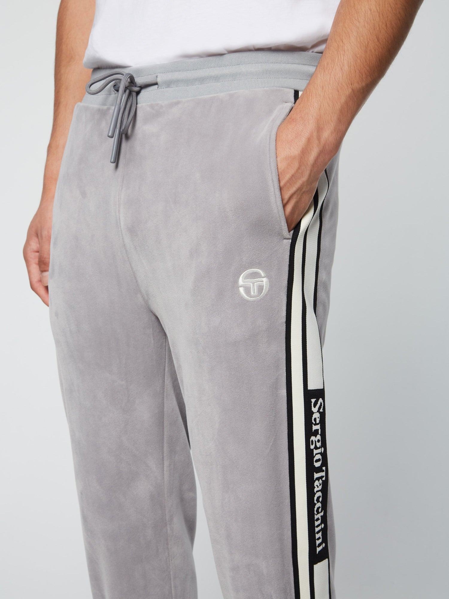 Men | Pereto Velour Track Pant | Sleet