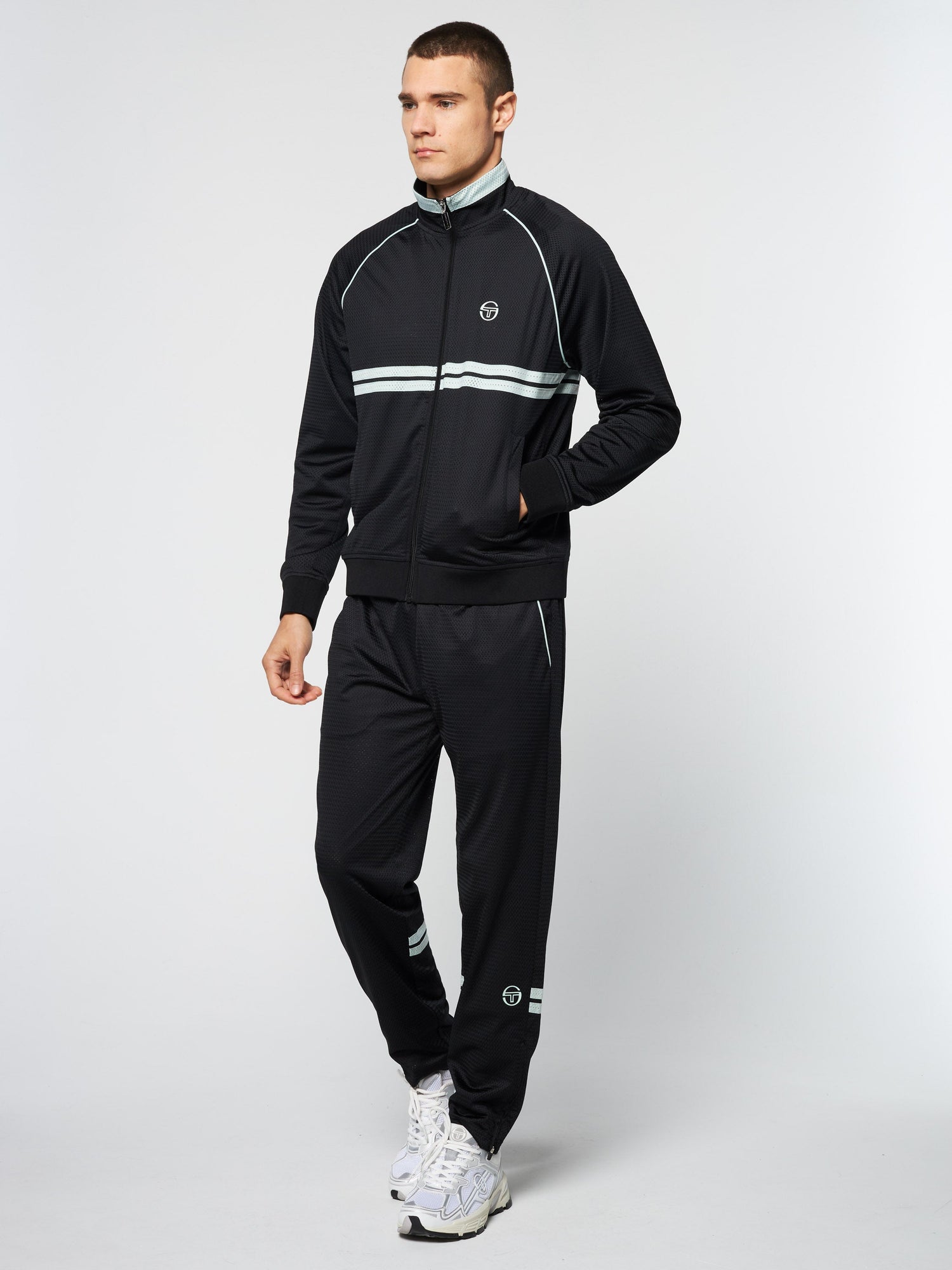 Men | Spazio Dallas Track Jacket | Black Beauty